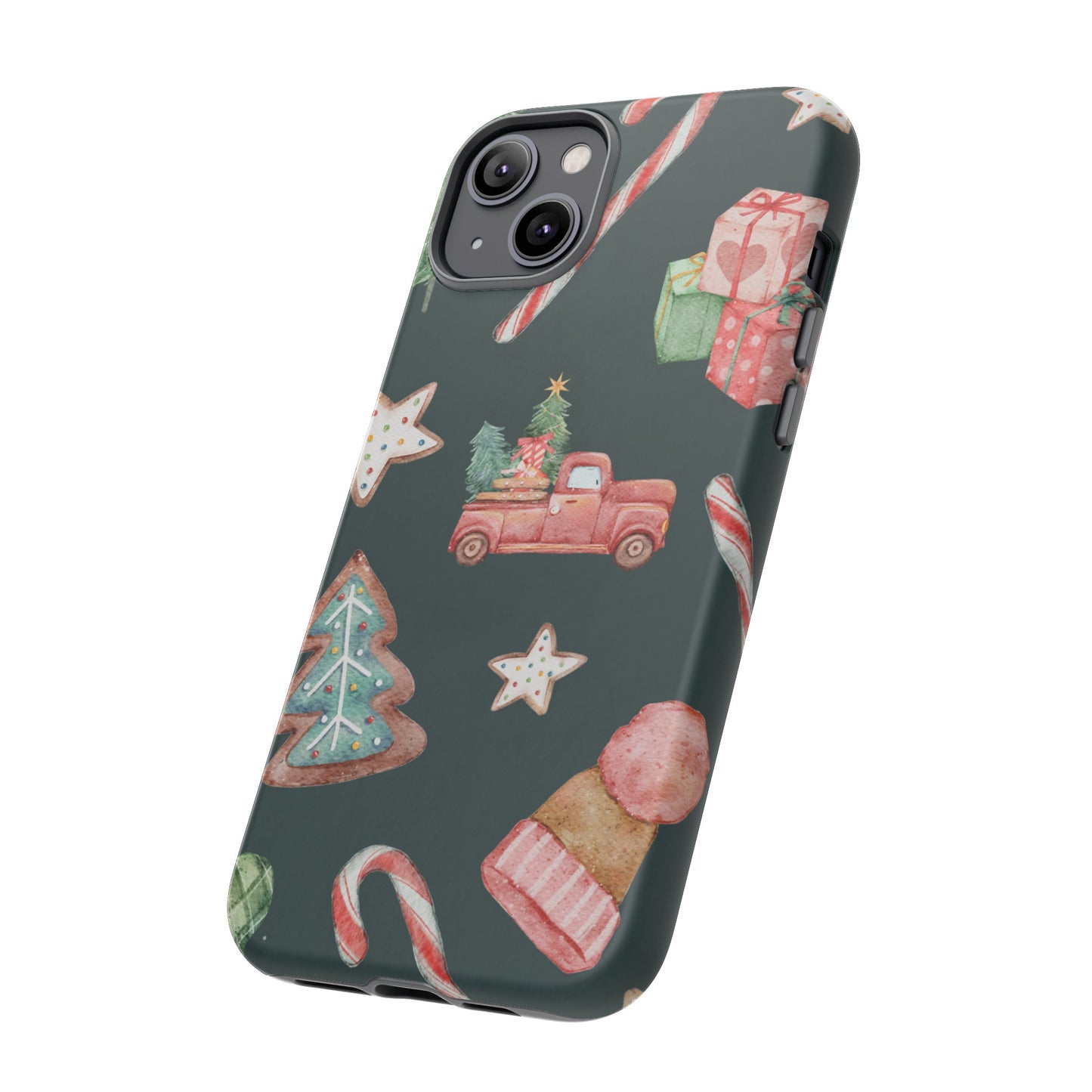 Festive Christmas Wallpaper Phone Case | iPhone 15 Plus/ Pro, 14, 13, 12| Google Pixel 7, Pro, 5| Samsung Galaxy S23 All Major Phone Models