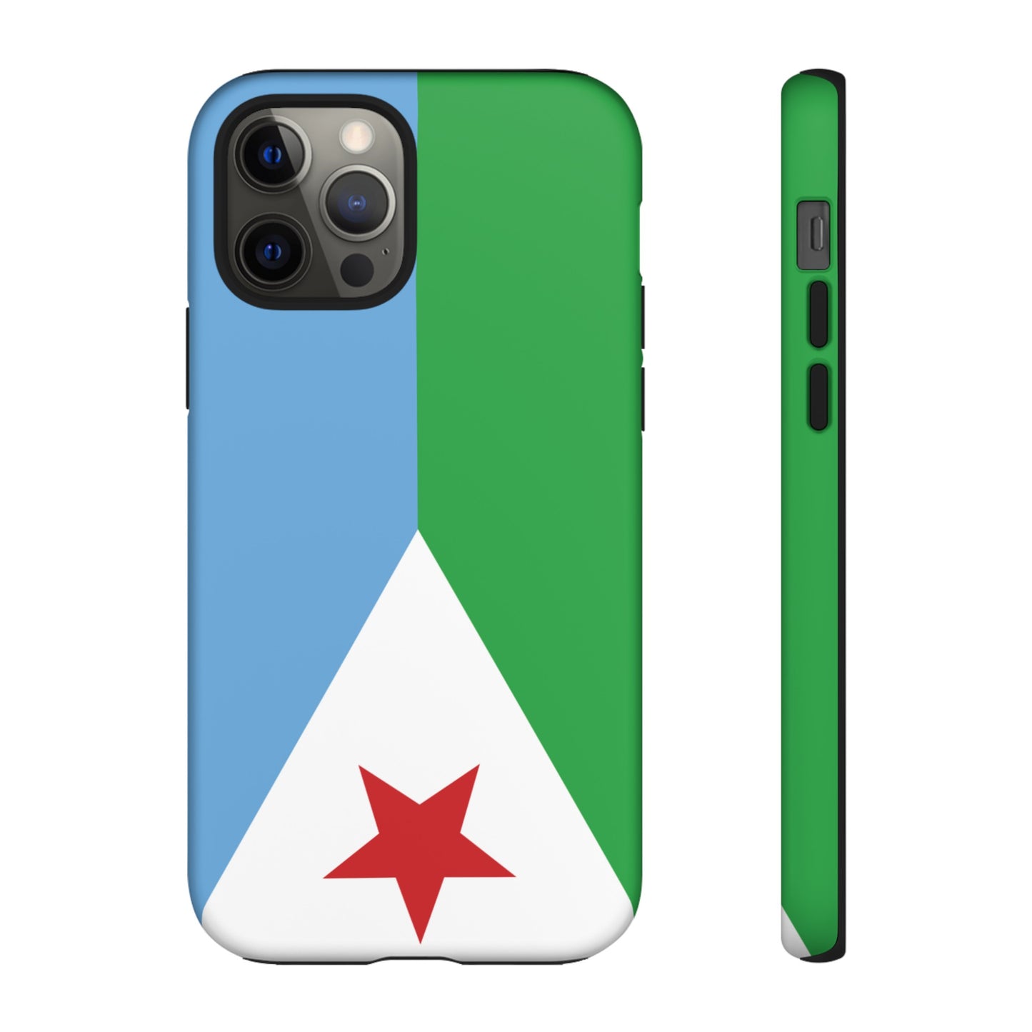 Djibouti Flag Phone Case | iPhone 15 Plus/ Pro, 14, 13, 12| Google Pixel 7, Pro, 5| Samsung Galaxy S23 All Major Phone Models