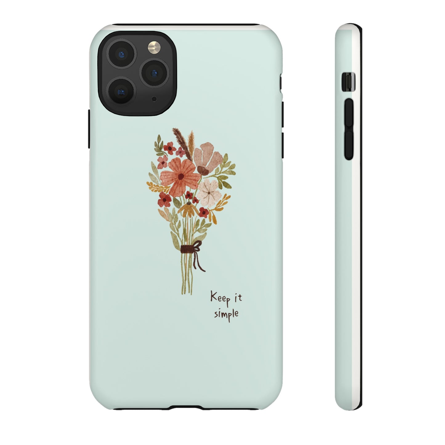 Keep It Simple Wallpaper Phone Case | iPhone 15 Plus/ Pro, 14, 13, 12| Google Pixel 7, Pro, 5| Samsung Galaxy S23 All Major Phone Models