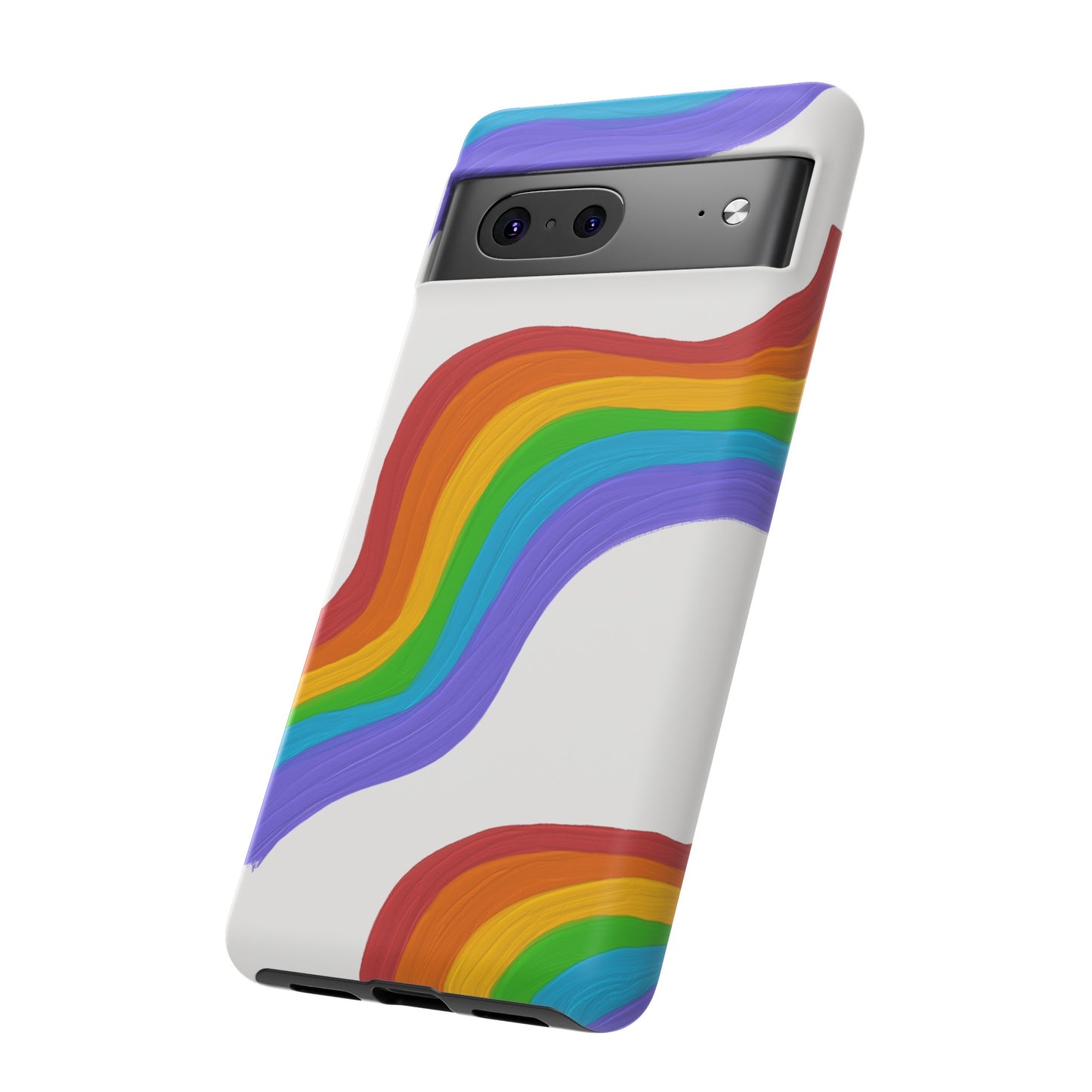 Rainbow Wallpaper Phone Case | iPhone 15 Plus/ Pro, 14, 13, 12| Google Pixel 7, Pro, 5| Samsung Galaxy S23 All Major Phone Models