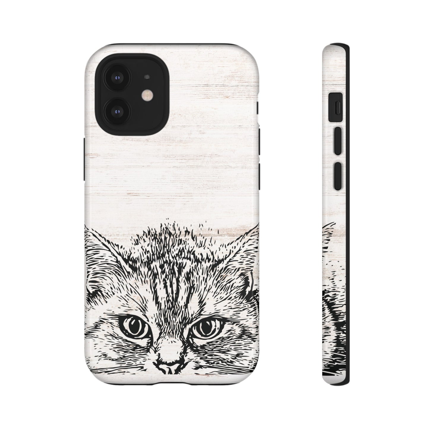 Close- Up Cat Wallpaper Phone Case | iPhone 15 Plus/ Pro, 14, 13, 12| Google Pixel 7, Pro, 5| Samsung Galaxy S23 All Major Phone Models