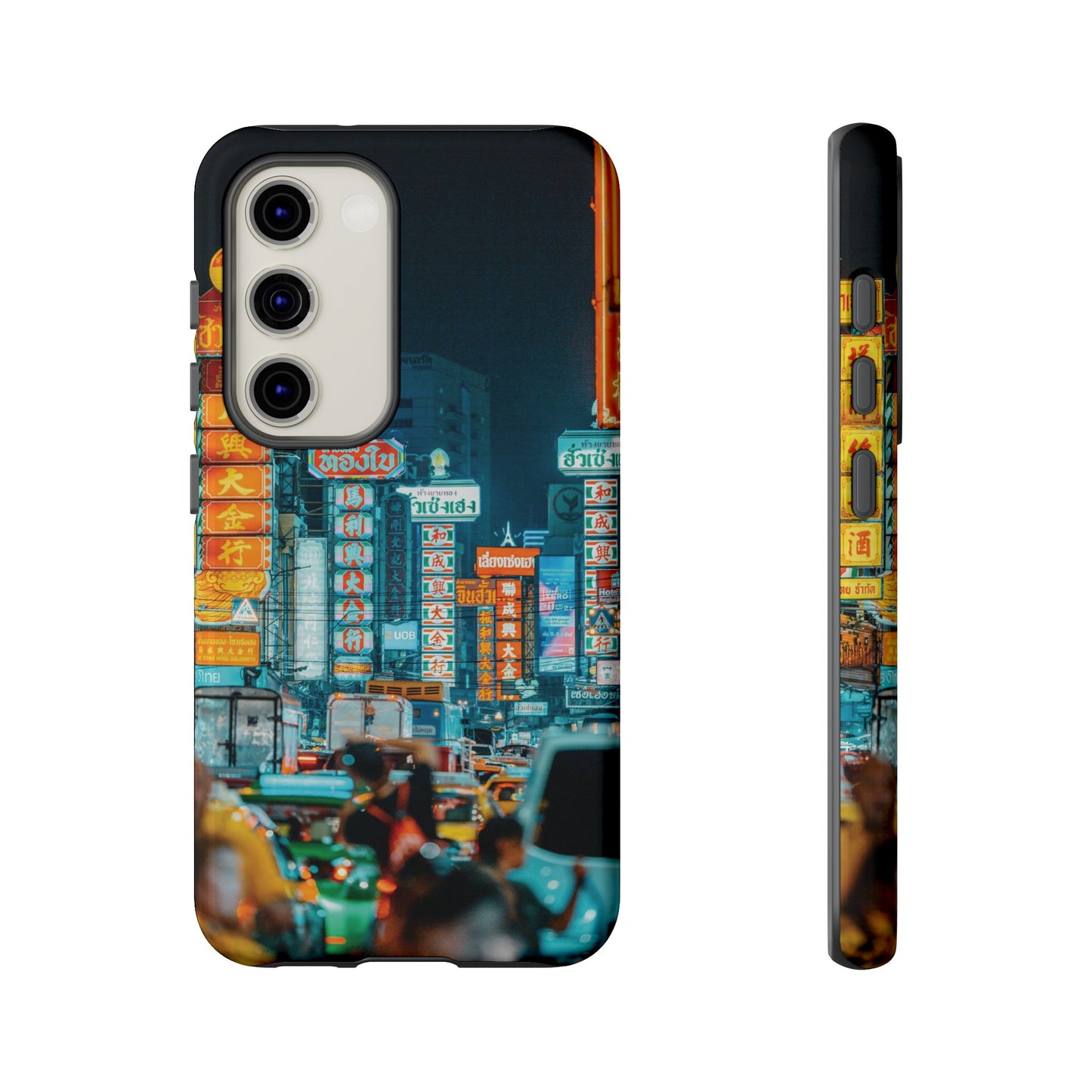 Neon Nightlife Wallpaper Phone Case | iPhone 15 Plus/ Pro, 14, 13, 12| Google Pixel 7, Pro, 5| Samsung Galaxy S23 All Major Phone Models