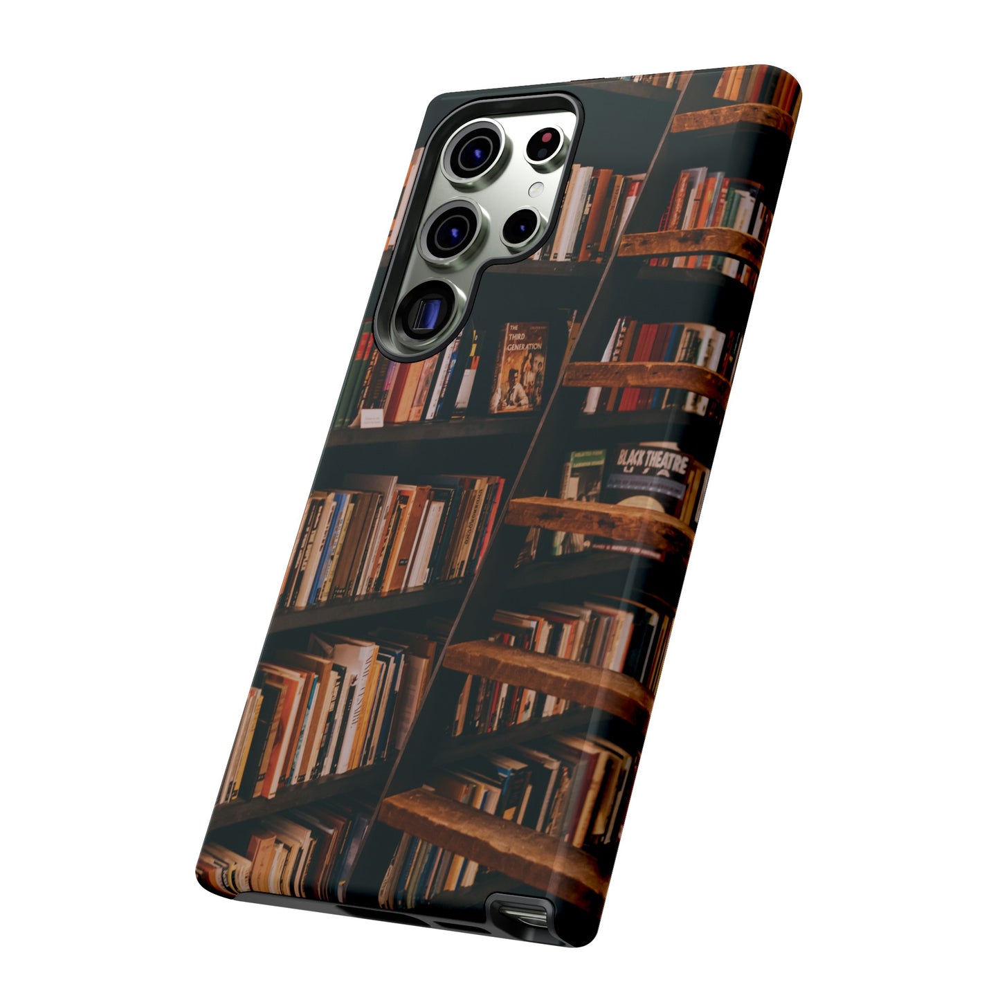 Bookcase Wallpaper Phone Case | iPhone 15 Plus/ Pro, 14, 13, 12| Google Pixel 7, Pro, 5| Samsung Galaxy S23 All Major Phone Models