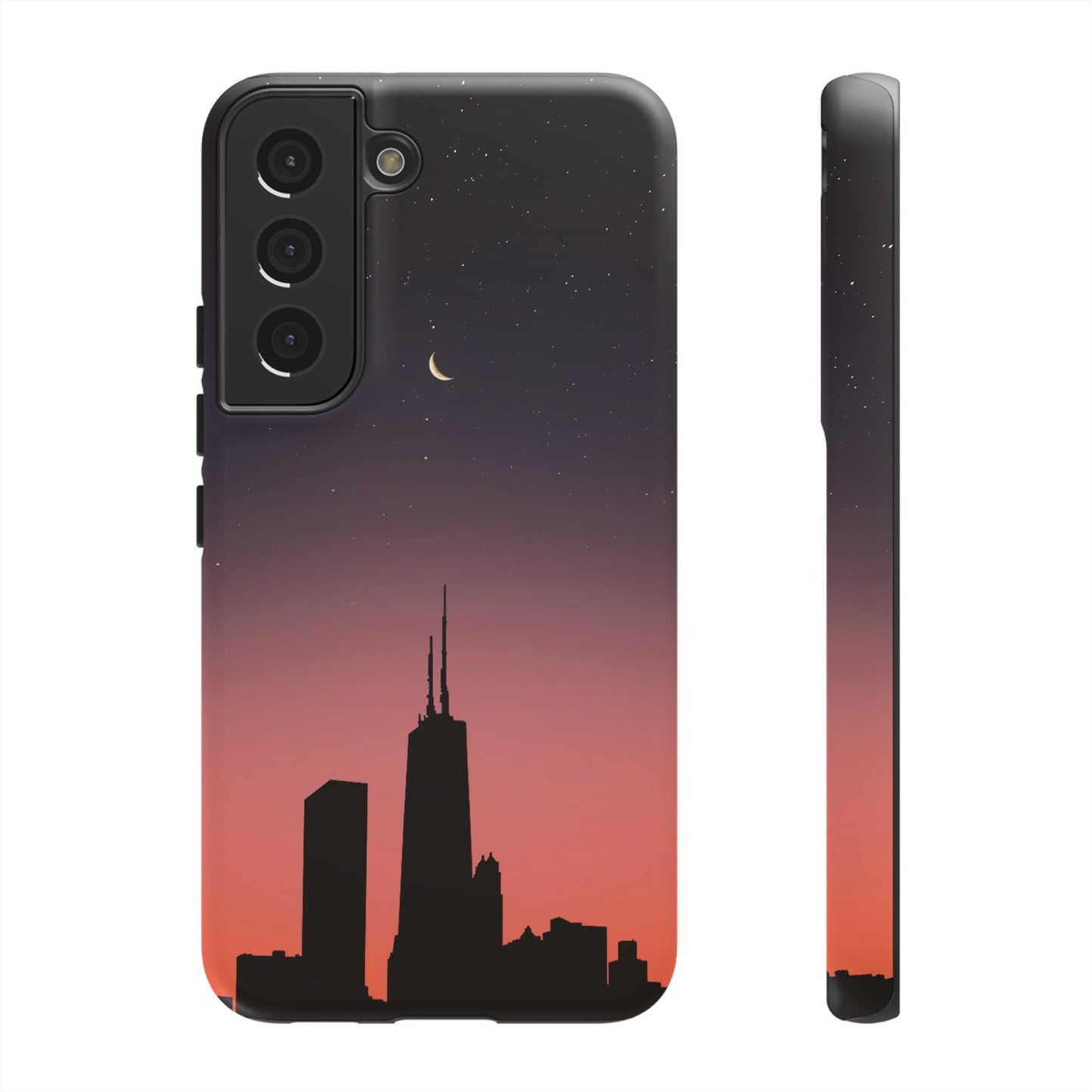 Chicago Skyline Wallpaper Phone Case | iPhone 15 Plus/ Pro, 14, 13, 12| Google Pixel 7, Pro, 5| Samsung Galaxy S23 All Major Phone Models