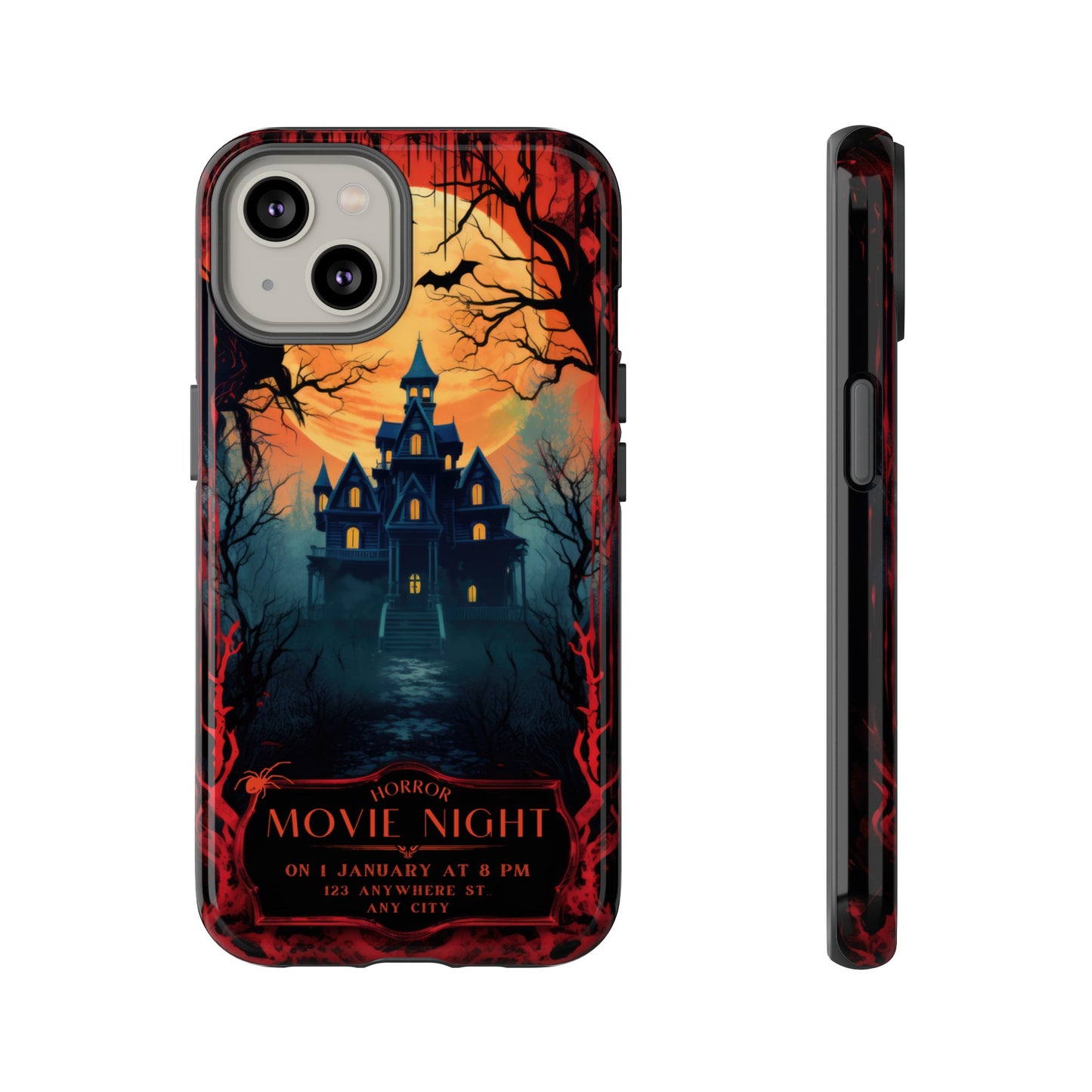 Horror Movie Night Phone Case | iPhone 15 Plus/ Pro, 14, 13, 12| Google Pixel 7, Pro, 5| Samsung Galaxy S23 All Major Phone Models