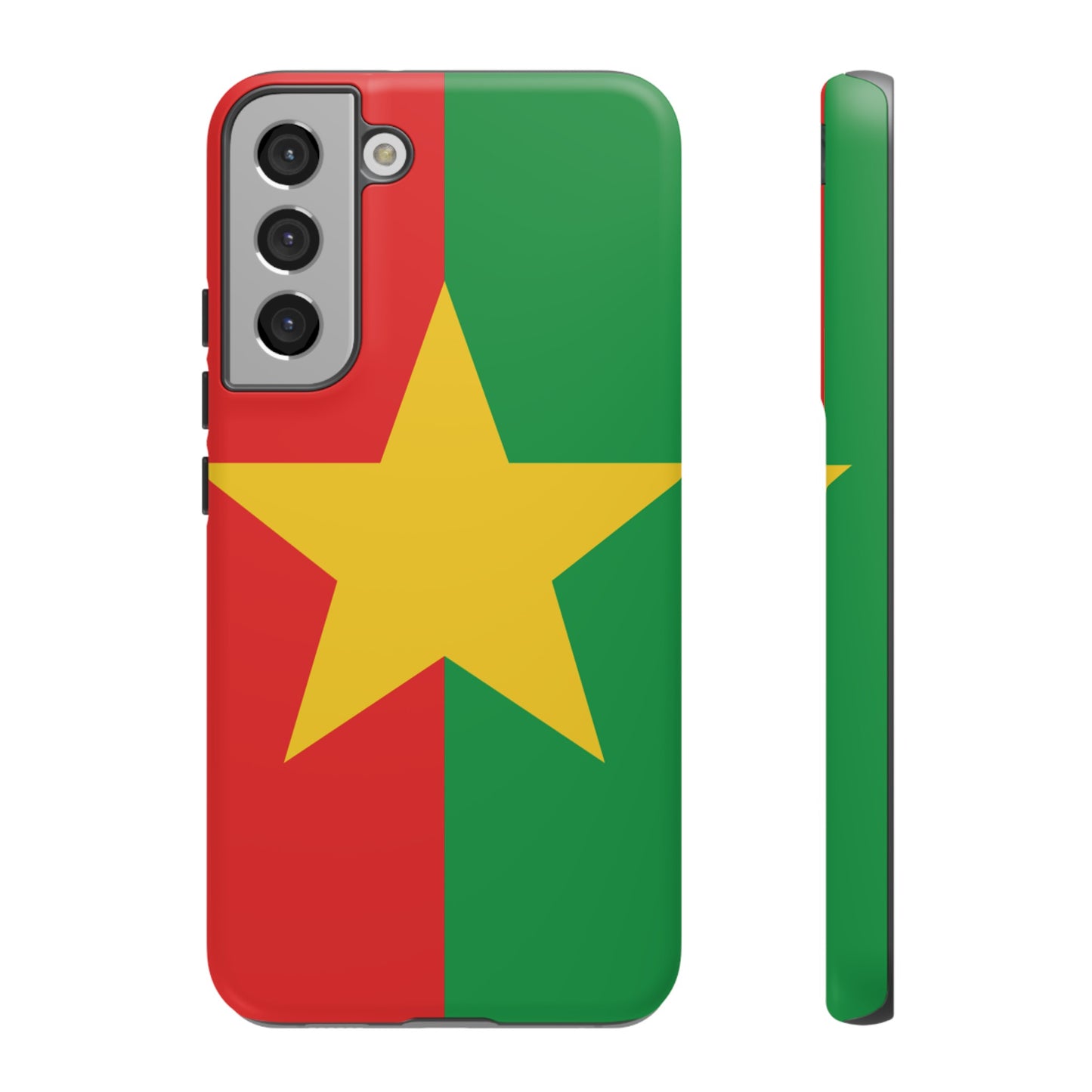 Burkina Faso Flag Phone Case | iPhone 15 Plus/ Pro, 14, 13, 12| Google Pixel 7, Pro, 5| Samsung Galaxy S23 All Major Phone Models