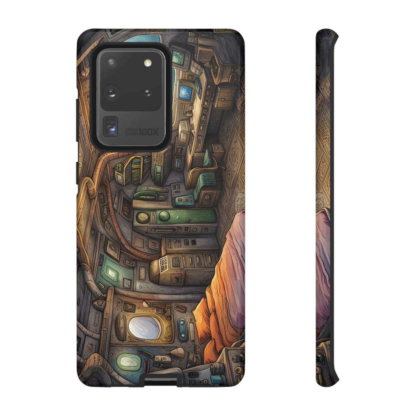 Cosy Spaceship Wallpaper Phone Case | iPhone 15 Plus/ Pro, 14, 13, 12| Google Pixel 7, Pro, 5| Samsung Galaxy S23 All Major Phone Models