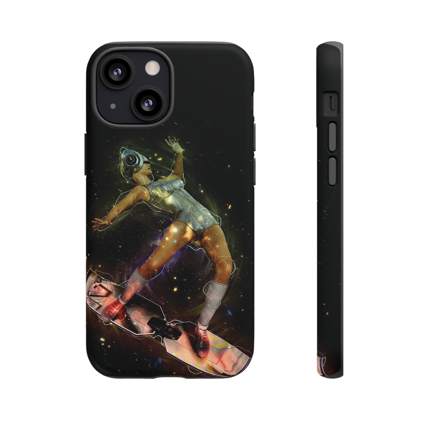 Sci-Fi Skateboard Wallpaper Phone Case | iPhone 15 Plus/ Pro, 14, 13, 12| Google Pixel 7, Pro, 5| Samsung Galaxy S23 All Major Phone Models