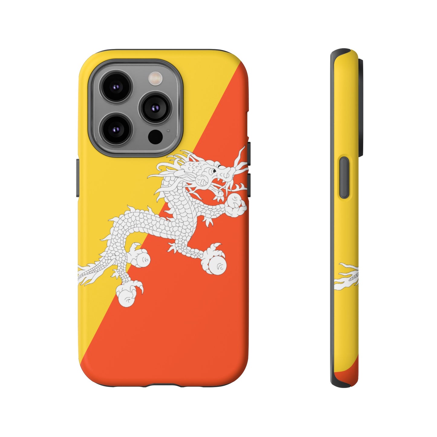 Bhutan Flag Phone Case | iPhone 15 Plus/ Pro, 14, 13, 12| Google Pixel 7, Pro, 5| Samsung Galaxy S23 All Major Phone Models