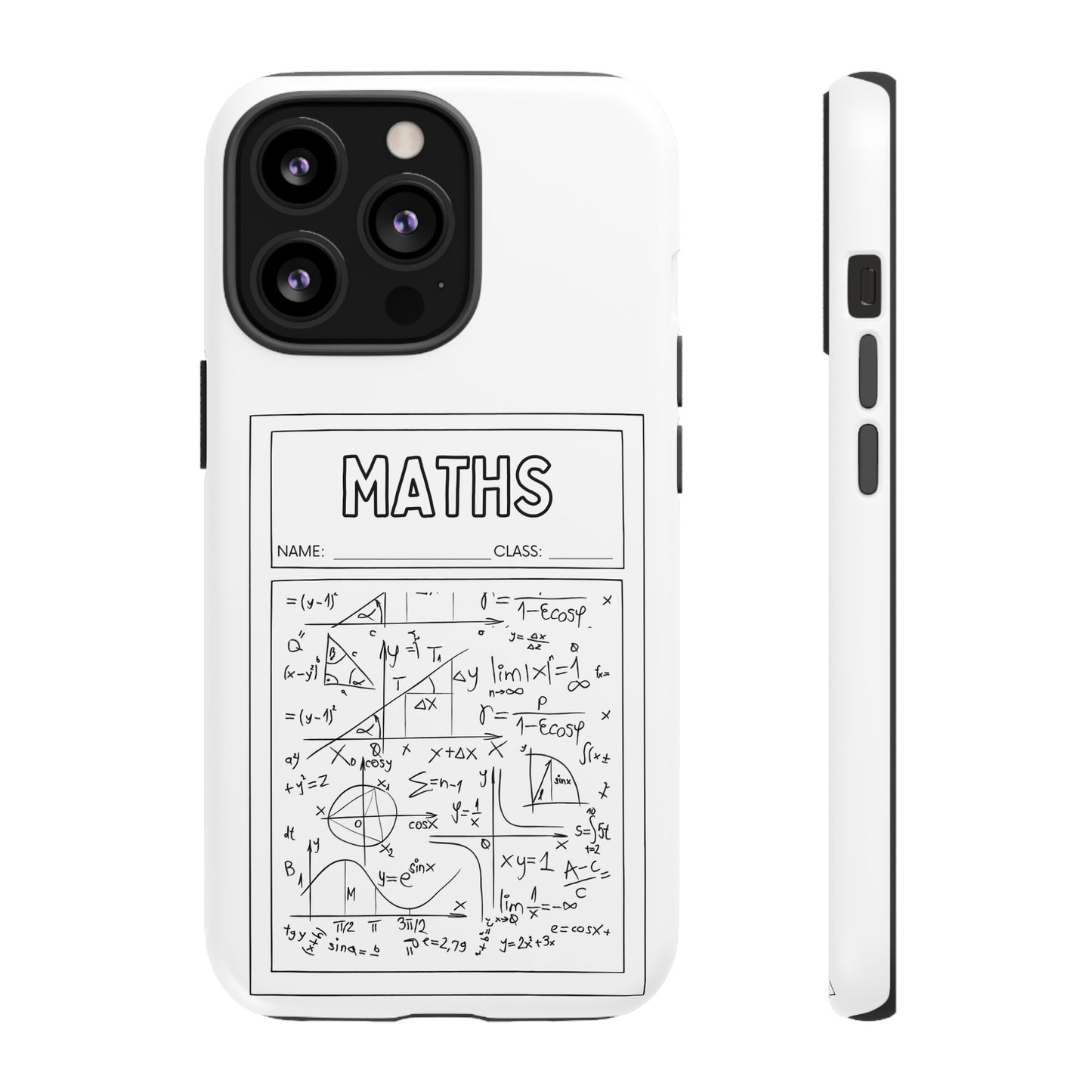 Maths Class Wallpaper Phone Case | iPhone 15 Plus/ Pro, 14, 13, 12| Google Pixel 7, Pro, 5| Samsung Galaxy S23 All Major Phone Models