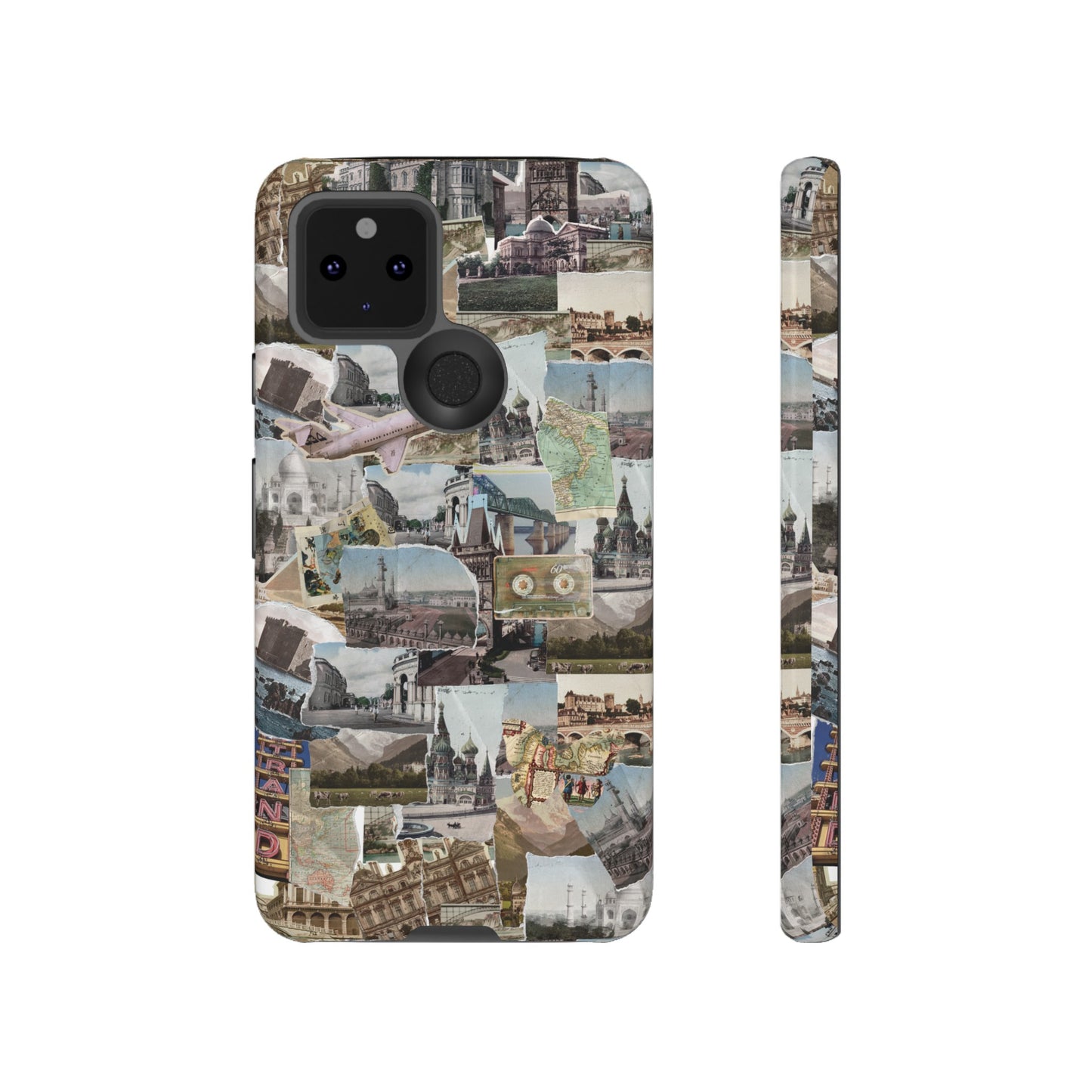 Travel Collage Wallpaper Phone Case | iPhone 15 Plus/ Pro, 14, 13, 12| Google Pixel 7, Pro, 5| Samsung Galaxy S23 All Major Phone Models