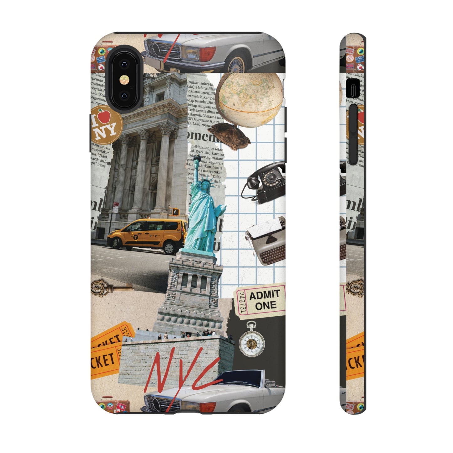 New York City Collage Wallpaper Phone Case | iPhone 15 Plus/ Pro, 14, 13, 12| Google Pixel 7, Pro, 5| Samsung Galaxy S23 All Major Phone Models