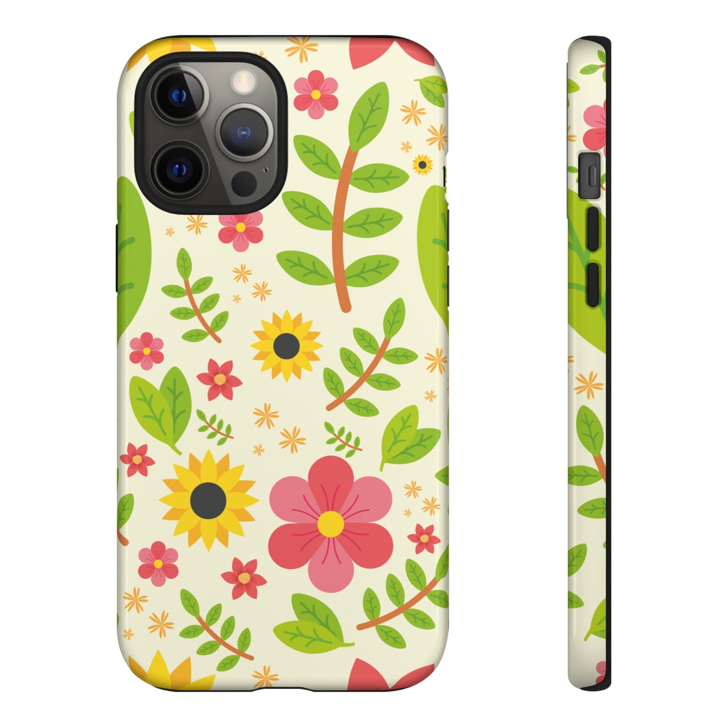 Botanical Flowers Phone Case | iPhone 15 Plus/ Pro, 14, 13, 12| Google Pixel 7, Pro, 5| Samsung Galaxy S23 All Major Phone Models