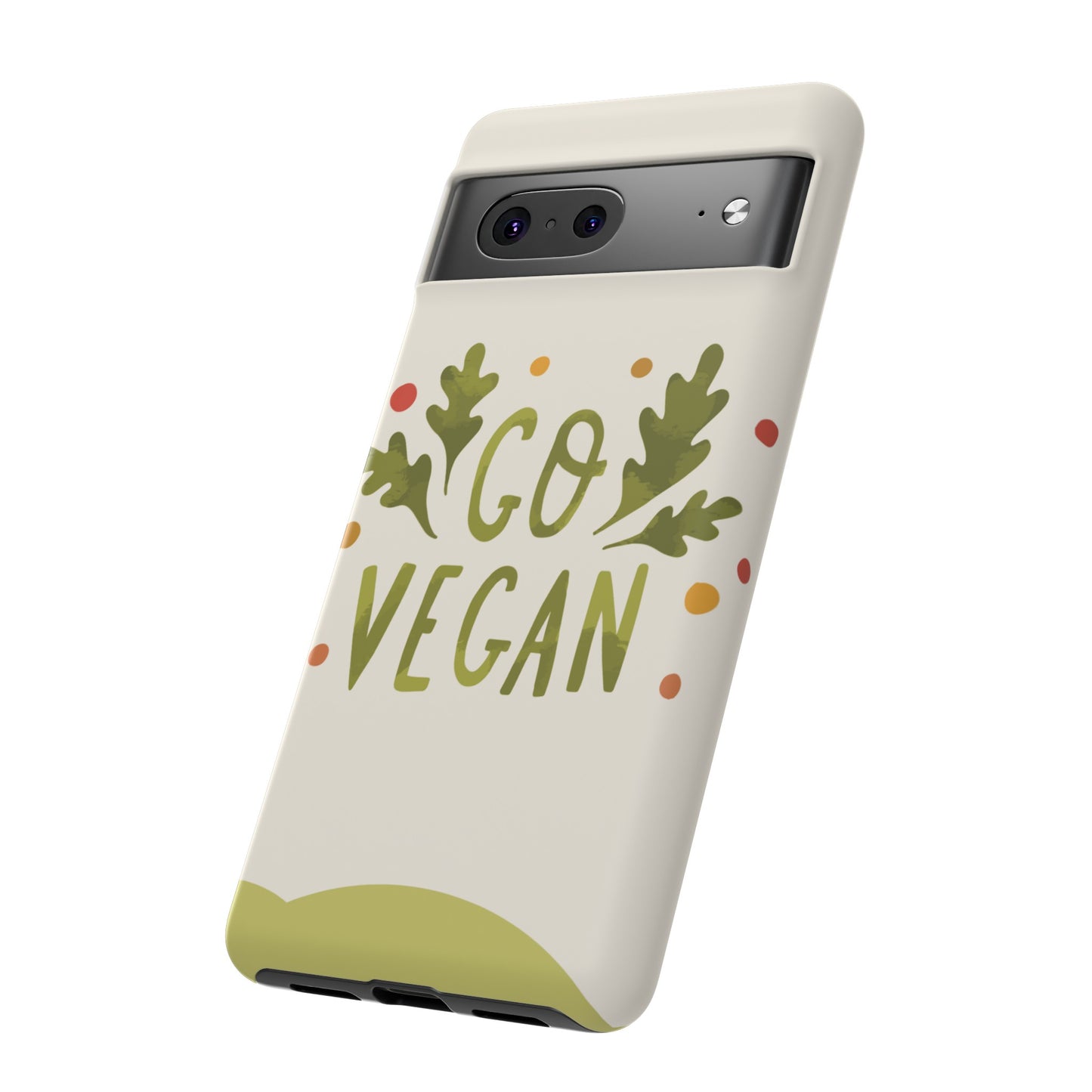 Go Vegan Wallpaper Phone Case | iPhone 15 Plus/ Pro, 14, 13, 12| Google Pixel 7, Pro, 5| Samsung Galaxy S23 All Major Phone Models