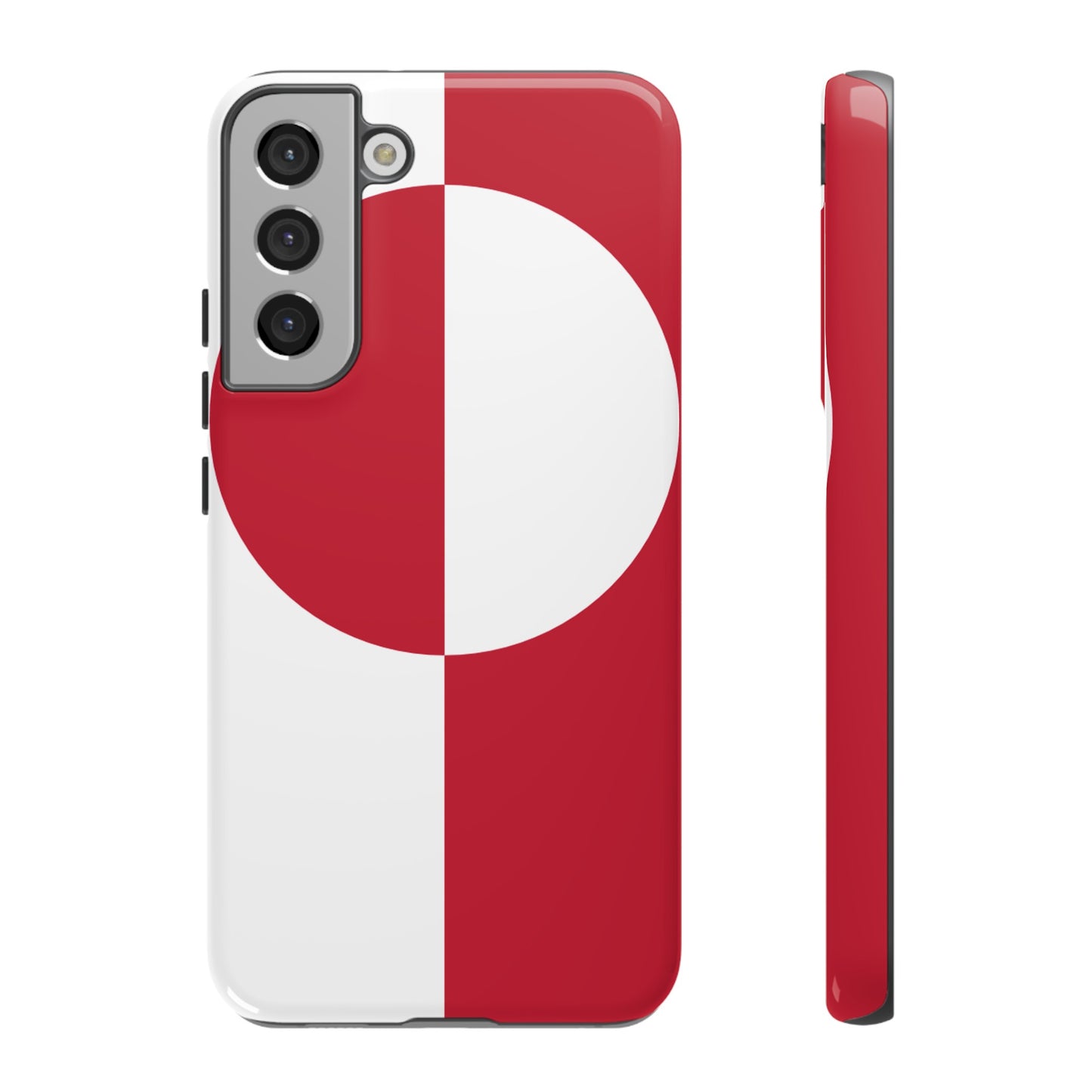 Greenland (Denmark) Flag Phone Case | iPhone 15 Plus/ Pro, 14, 13, 12| Google Pixel 7, Pro, 5| Samsung Galaxy S23 All Major Phone Models