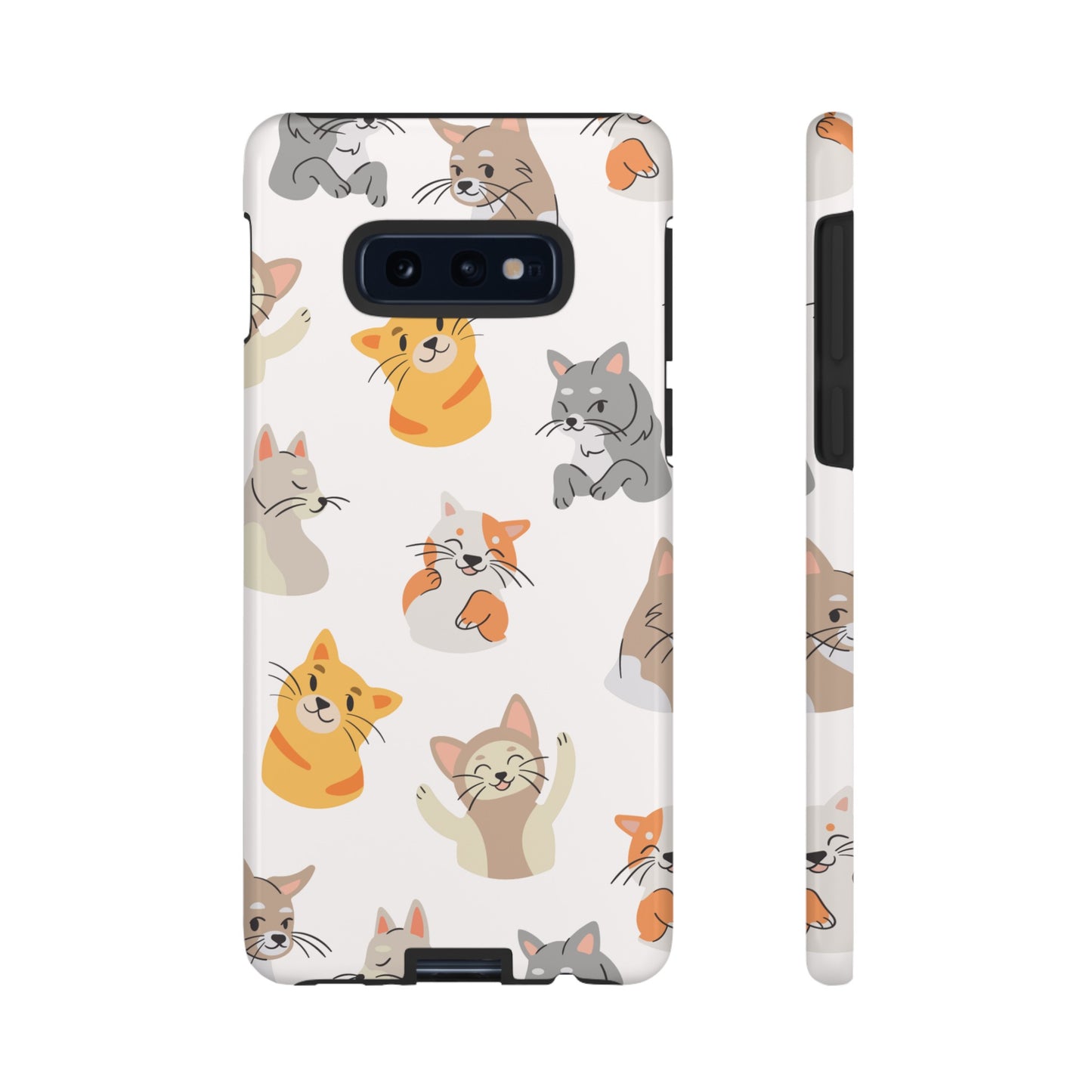 Adorable Cats Wallpaper Phone Case | iPhone 15 Plus/ Pro, 14, 13, 12| Google Pixel 7, Pro, 5| Samsung Galaxy S23 All Major Phone Models