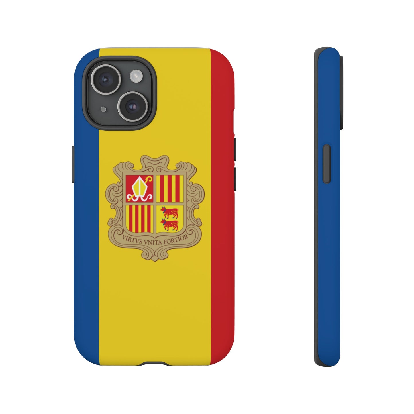 Andorra Flag Phone Case | iPhone 15 Plus/ Pro, 14, 13, 12| Google Pixel 7, Pro, 5| Samsung Galaxy S23 All Major Phone Models