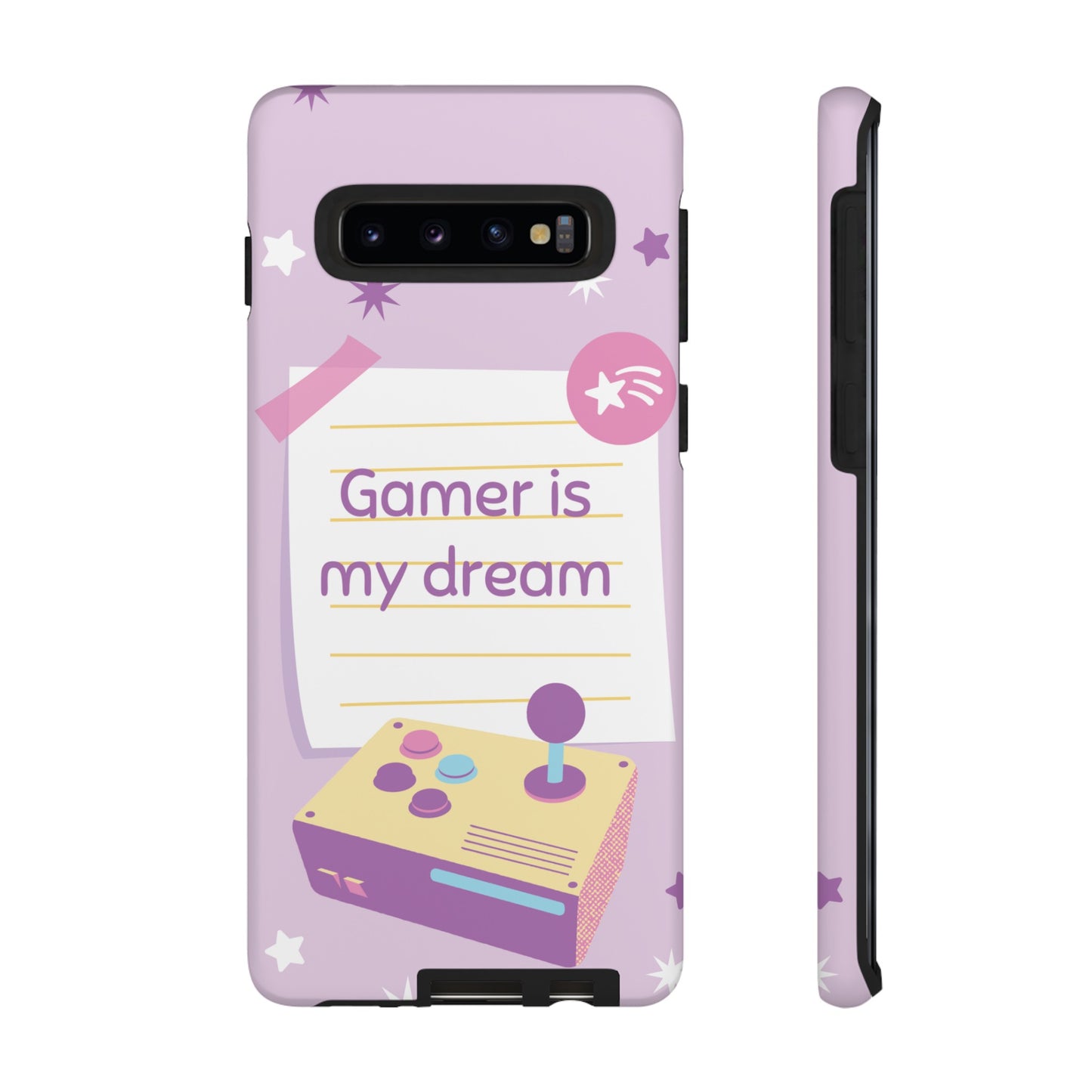 Gamer Is My Dream Job Wallpaper Phone Case | iPhone 15 Plus/ Pro, 14, 13, 12| Google Pixel 7, Pro, 5| Samsung Galaxy S23 All Major Phone Models