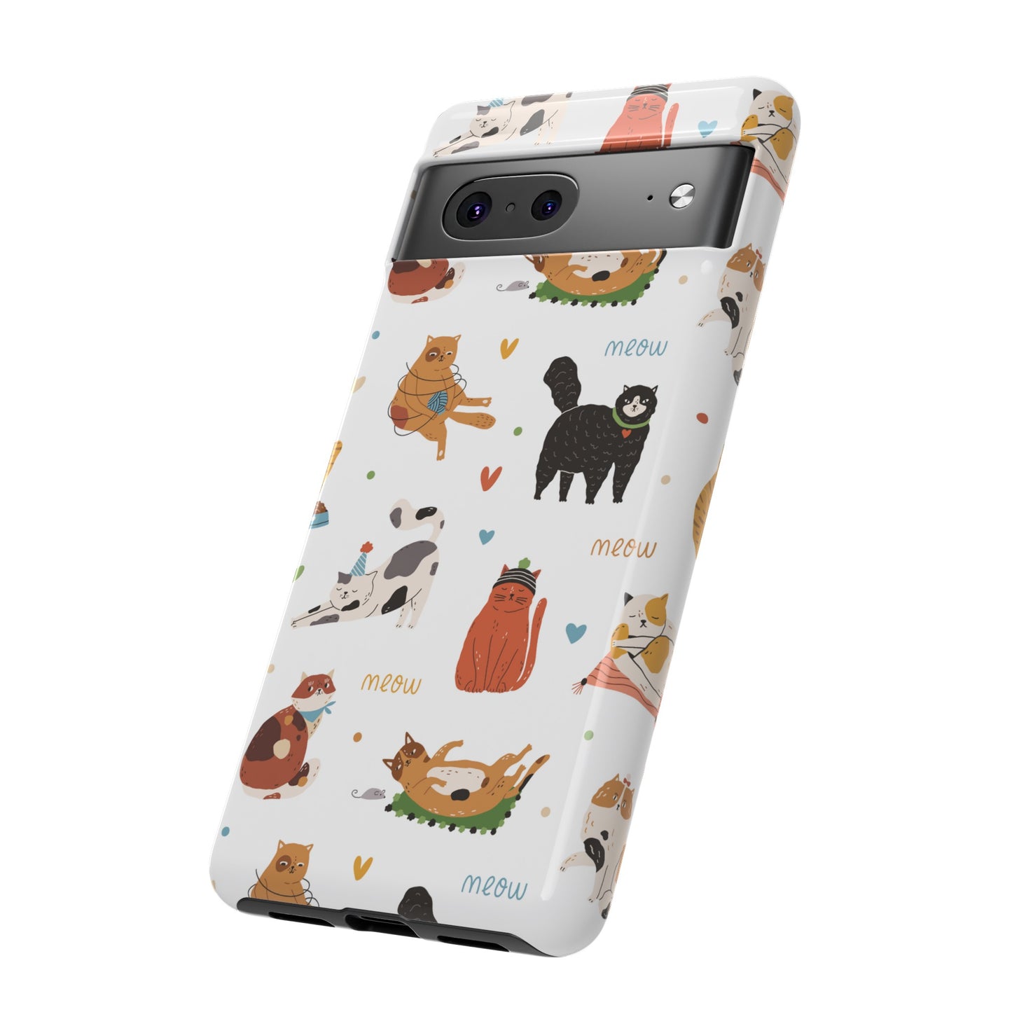 Collage of Cats Wallpaper Phone Case | iPhone 15 Plus/ Pro, 14, 13, 12| Google Pixel 7, Pro, 5| Samsung Galaxy S23 All Major Phone Models