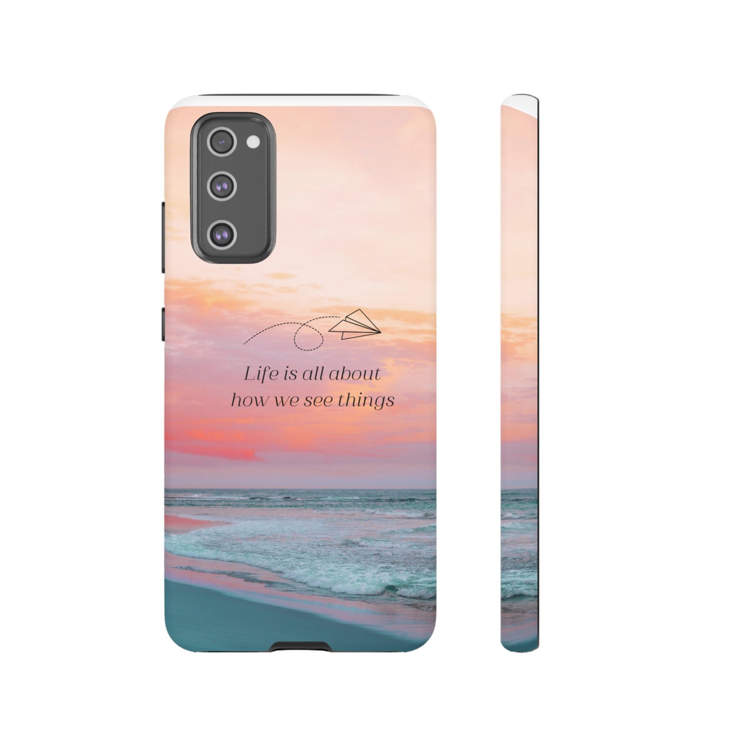 Thoughts at Sunset Phone Case | iPhone 15 Plus/ Pro, 14, 13, 12| Google Pixel 7, Pro, 5| Samsung Galaxy S23 All Major Phone Models