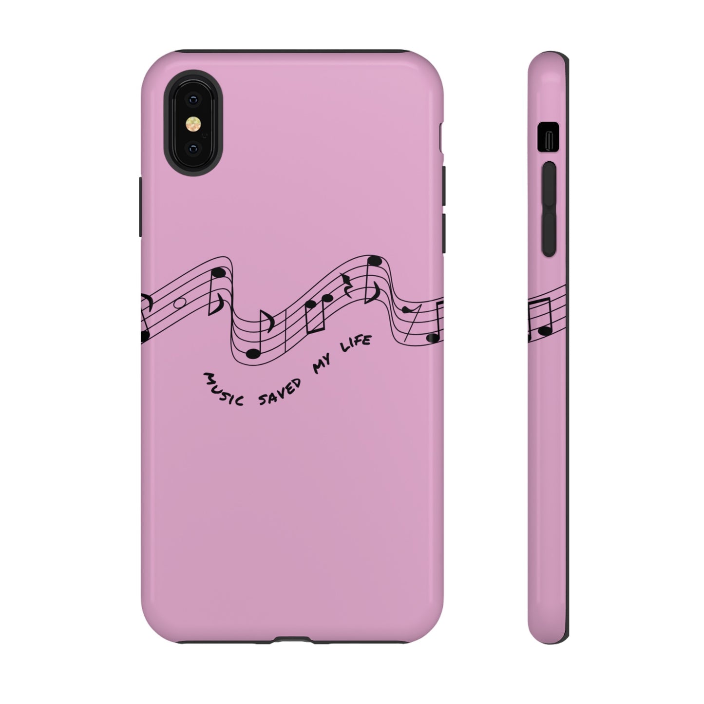 Music Saved My Life Wallpaper Phone Case | iPhone 15 Plus/ Pro, 14, 13, 12| Google Pixel 7, Pro, 5| Samsung Galaxy S23 All Major Phone Models