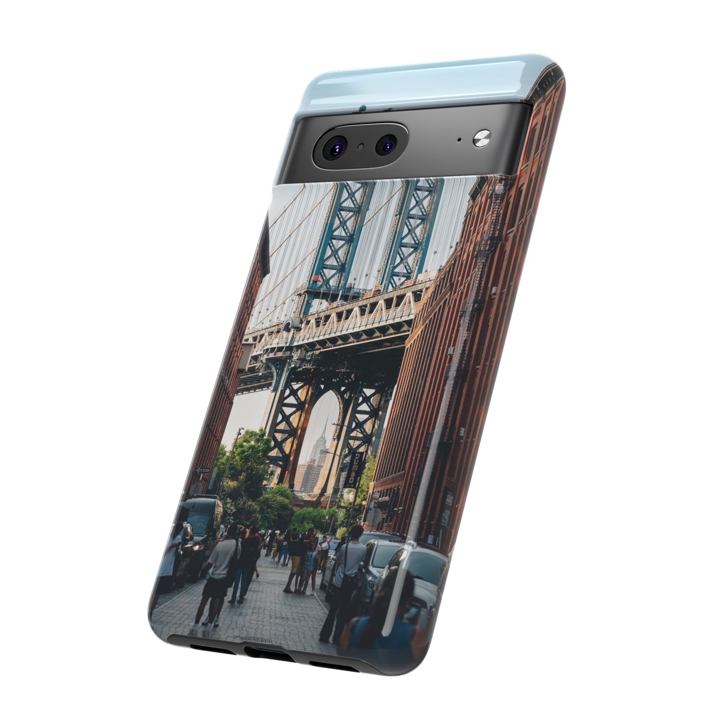 Stunning Brooklyn Bridge Wallpaper Phone Case | iPhone 15 Plus/ Pro, 14, 13, 12| Google Pixel 7, Pro, 5| Samsung Galaxy S23 All Major Phone Models