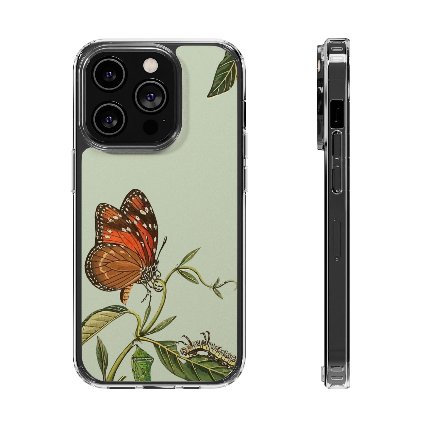 Orange Butterfly Wallpaper Phone Case | iPhone 15 Plus/ Pro, 14, 13, 12| Google Pixel 7, Pro, 5| Samsung Galaxy S23 All Major Phone Models