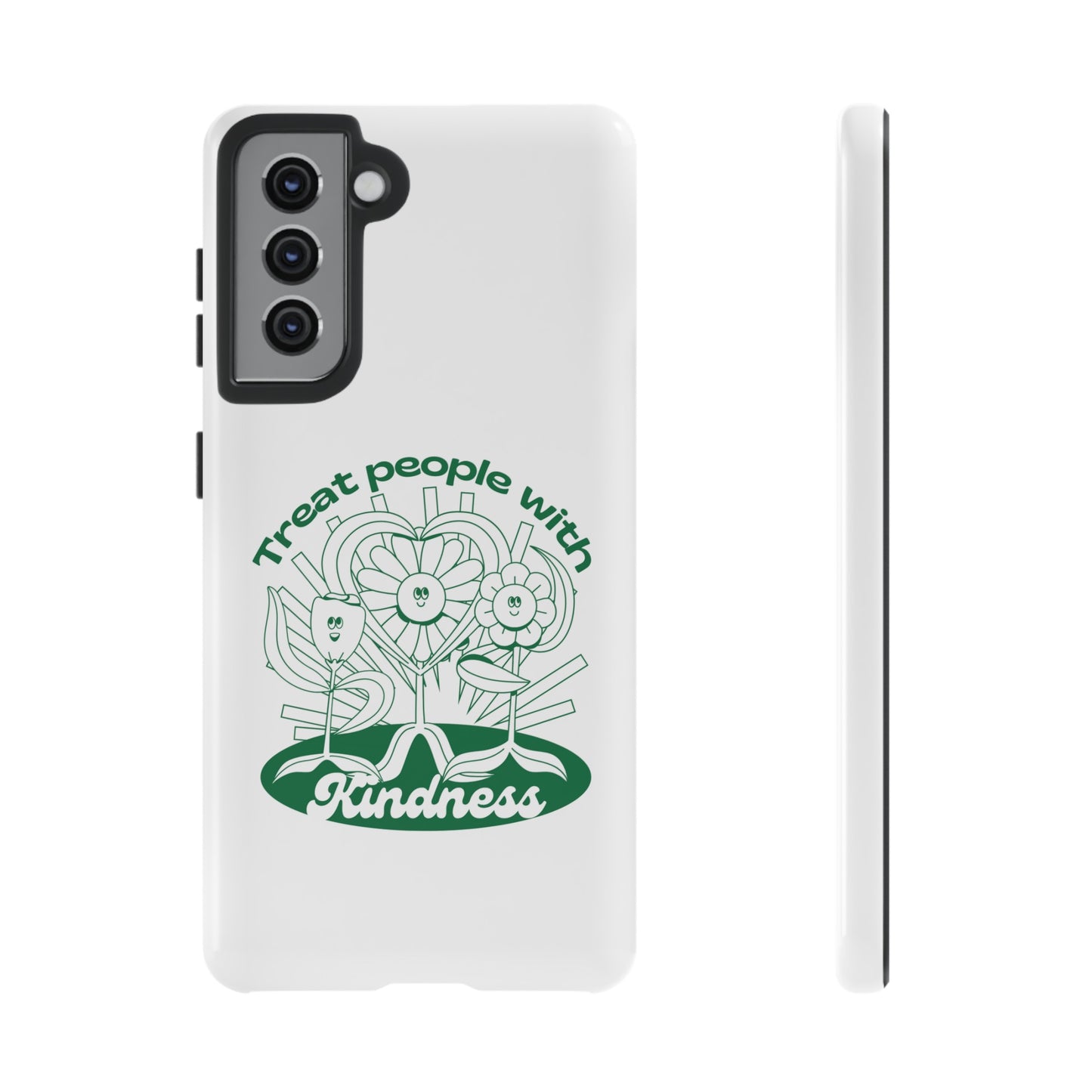 Treat People With Kindness Phone Case | iPhone 15 Plus/ Pro, 14, 13, 12| Google Pixel 7, Pro, 5| Samsung Galaxy S23 All Major Phone Models