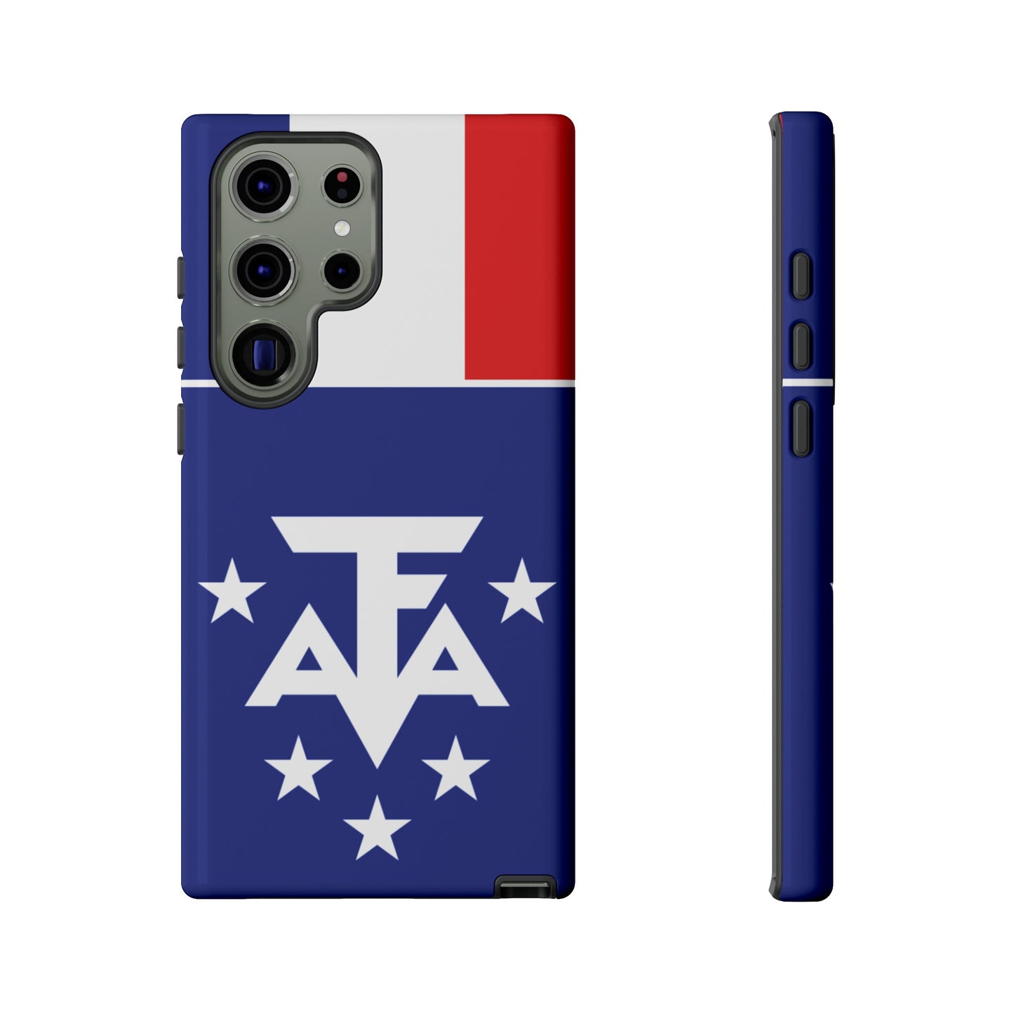 French Southern And Antarctic Lands Flag Phone Case | iPhone 15 Plus/ Pro, 14, 13, 12| Google Pixel 7, Pro, 5| Samsung Galaxy S23 All Major Phone Models