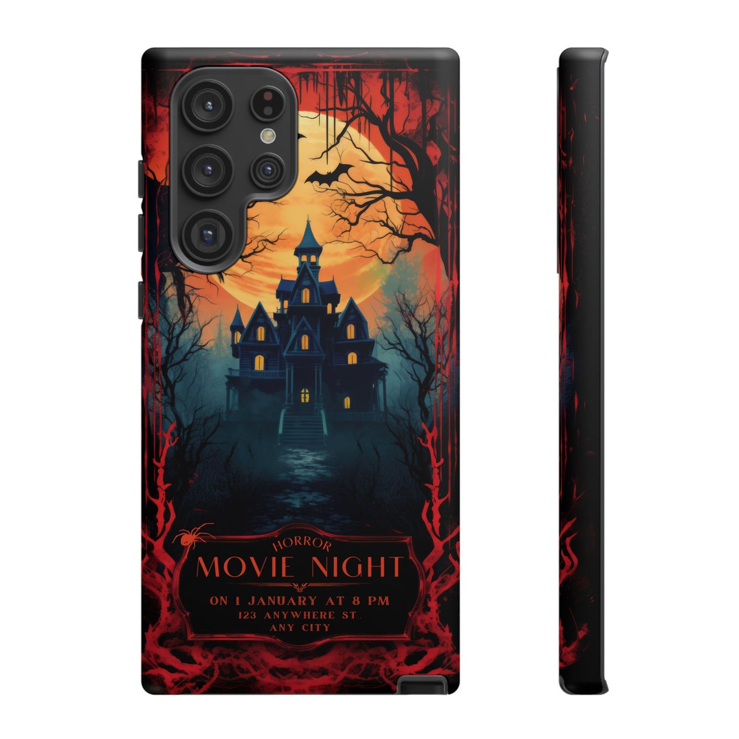 Horror Movie Night Phone Case | iPhone 15 Plus/ Pro, 14, 13, 12| Google Pixel 7, Pro, 5| Samsung Galaxy S23 All Major Phone Models