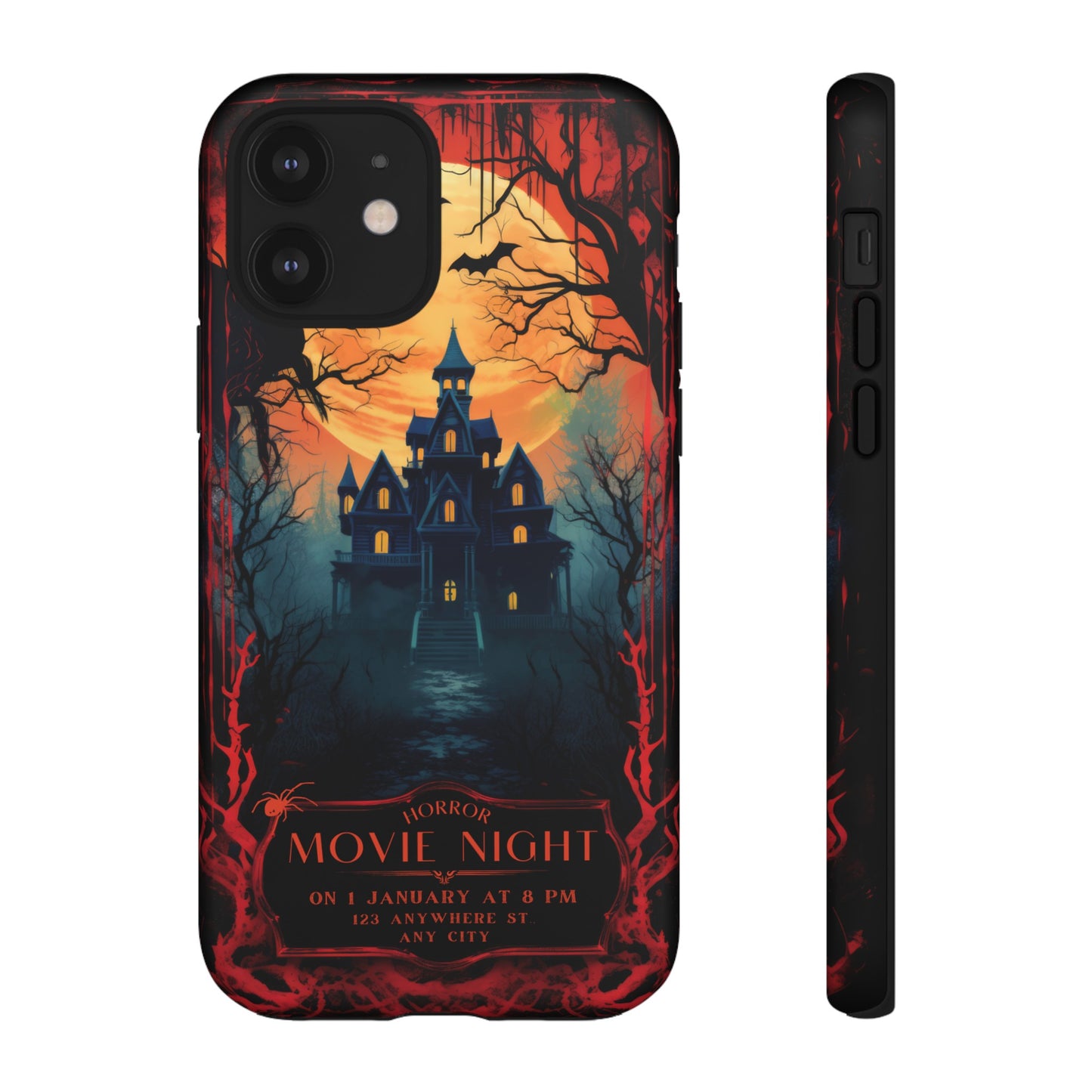 Horror Movie Night Phone Case | iPhone 15 Plus/ Pro, 14, 13, 12| Google Pixel 7, Pro, 5| Samsung Galaxy S23 All Major Phone Models