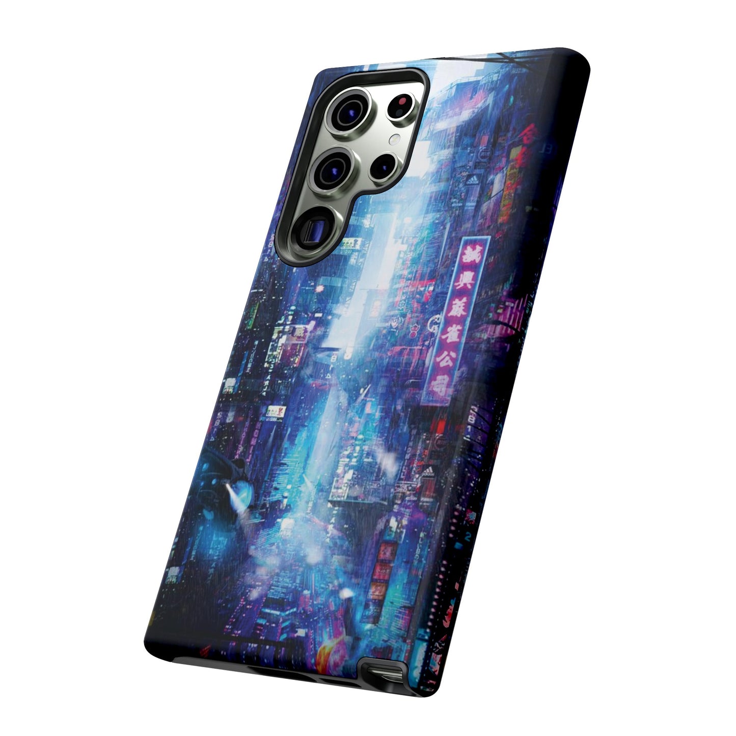 Night Life Futuristic City Wallpaper Phone Case | iPhone 15 Plus/ Pro, 14, 13, 12| Google Pixel 7, Pro, 5| Samsung Galaxy S23 All Major Phone Models