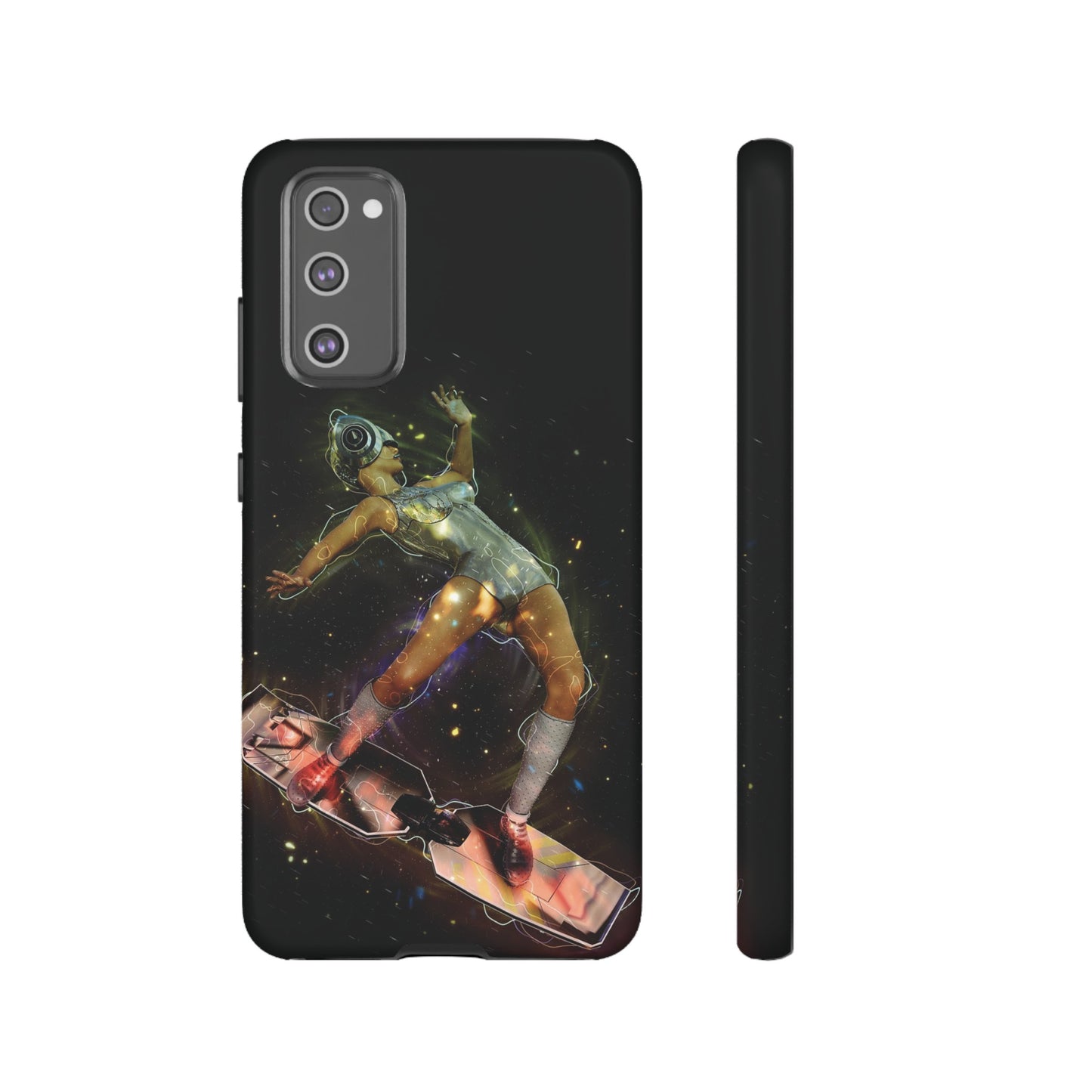 Sci-Fi Skateboard Wallpaper Phone Case | iPhone 15 Plus/ Pro, 14, 13, 12| Google Pixel 7, Pro, 5| Samsung Galaxy S23 All Major Phone Models