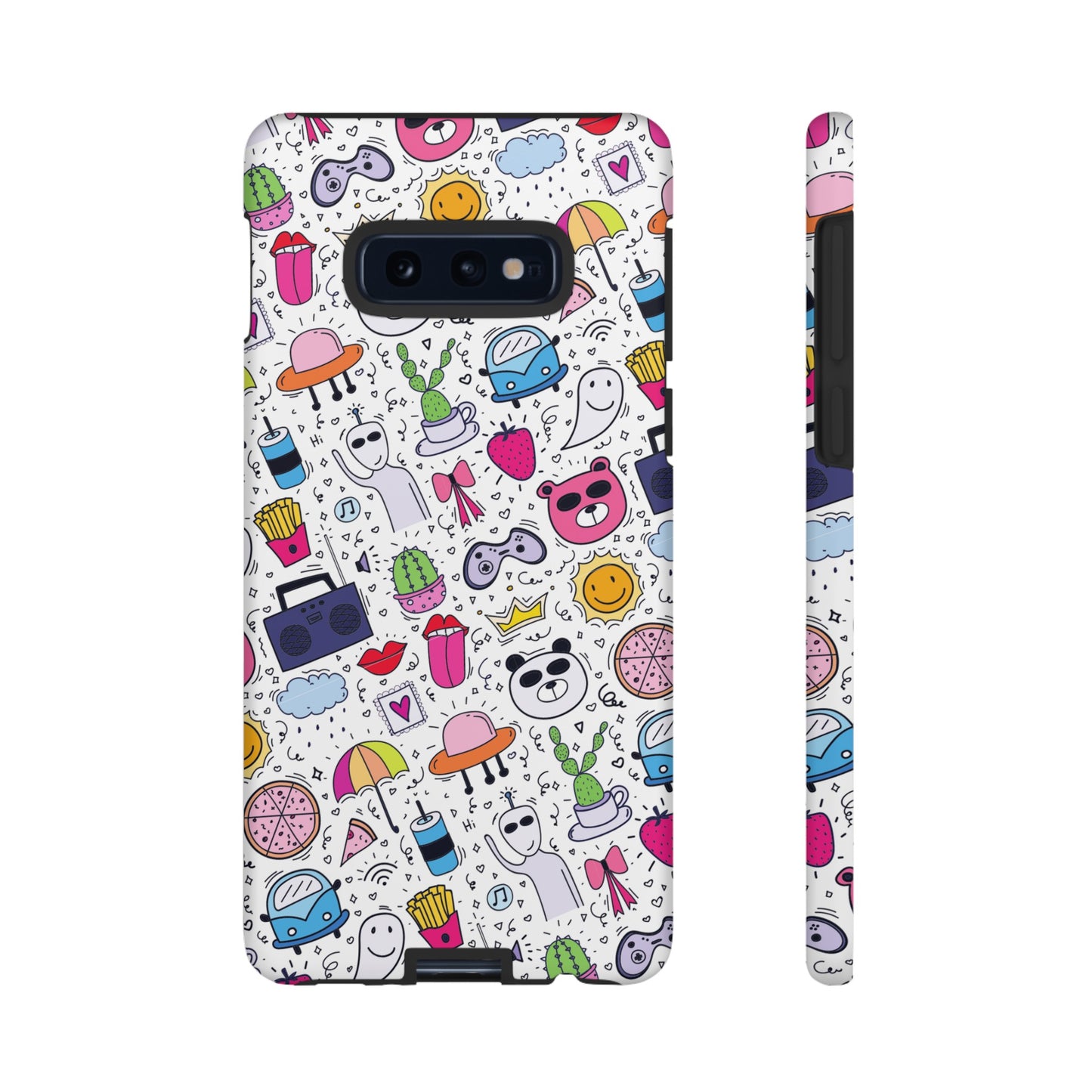 Cartoon Collage Phone Case | iPhone 15 Plus/ Pro, 14, 13, 12| Google Pixel 7, Pro, 5| Samsung Galaxy S23 All Major Phone Models