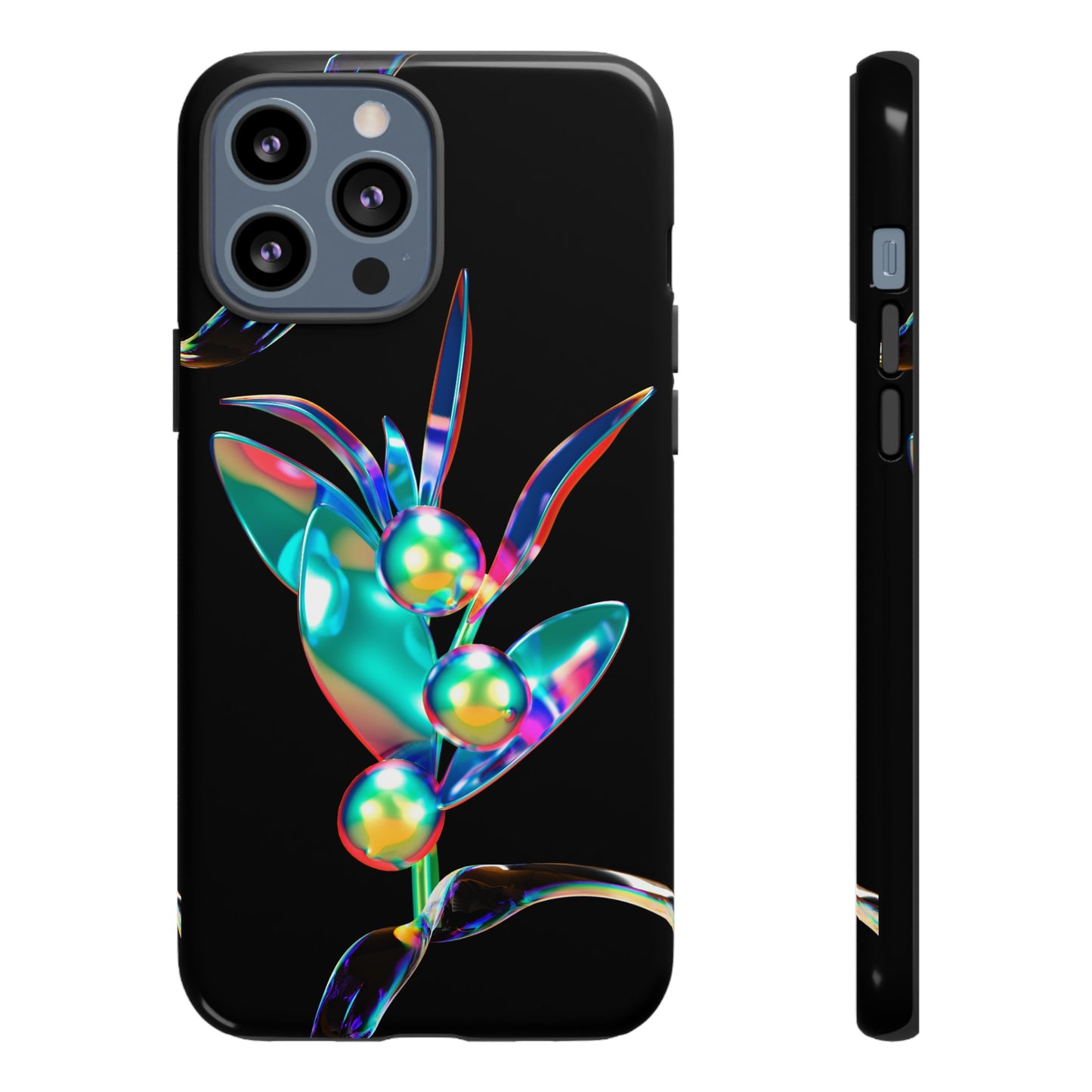 Psychedelic Flower Wallpaper Phone Case | iPhone 15 Plus/ Pro, 14, 13, 12| Google Pixel 7, Pro, 5| Samsung Galaxy S23 All Major Phone Models