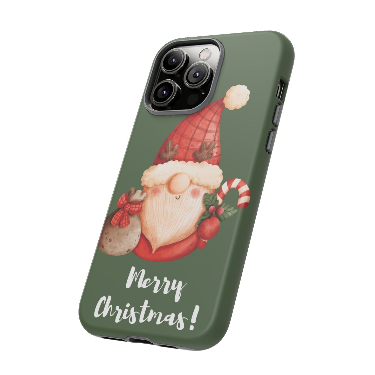 Cute Merry Christmas Wallpaper Phone Case | iPhone 15 Plus/ Pro, 14, 13, 12| Google Pixel 7, Pro, 5| Samsung Galaxy S23 All Major Phone Models