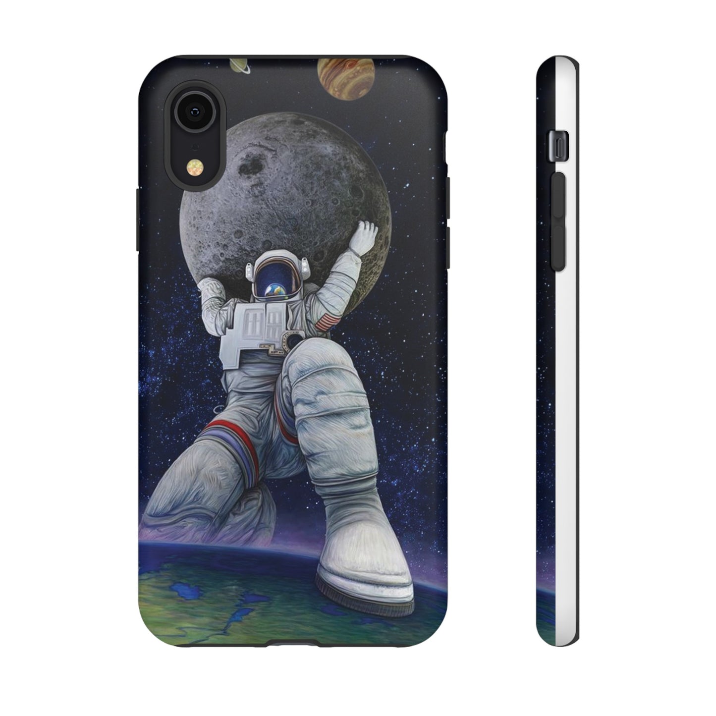 Astronaut Holding The Moon Phone Case | iPhone 15 Plus/ Pro, 14, 13, 12| Google Pixel 7, Pro, 5| Samsung Galaxy S23 All Major Phone Models