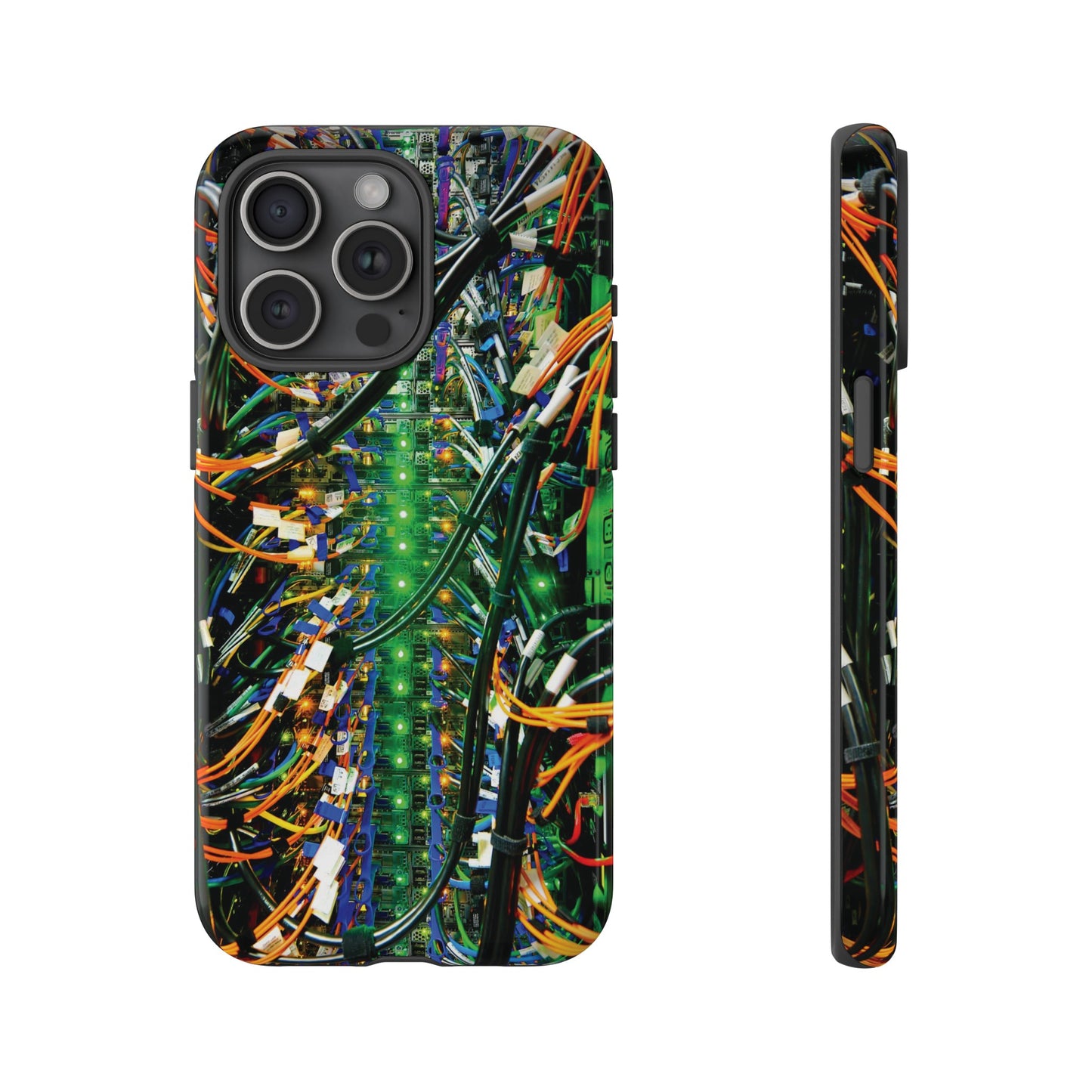 Green Computer Circuitboard Wallpaper Phone Case | iPhone 15 Plus/ Pro, 14, 13, 12| Google Pixel 7, Pro, 5| Samsung Galaxy S23 All Major Phone Models