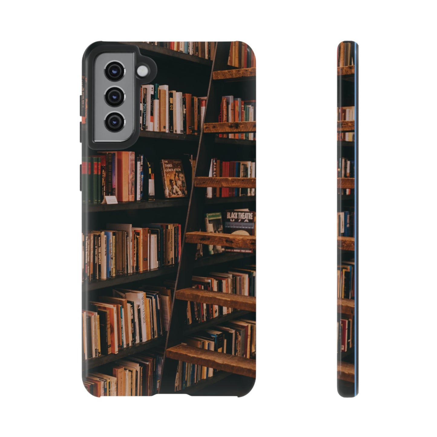 Bookcase Wallpaper Phone Case | iPhone 15 Plus/ Pro, 14, 13, 12| Google Pixel 7, Pro, 5| Samsung Galaxy S23 All Major Phone Models