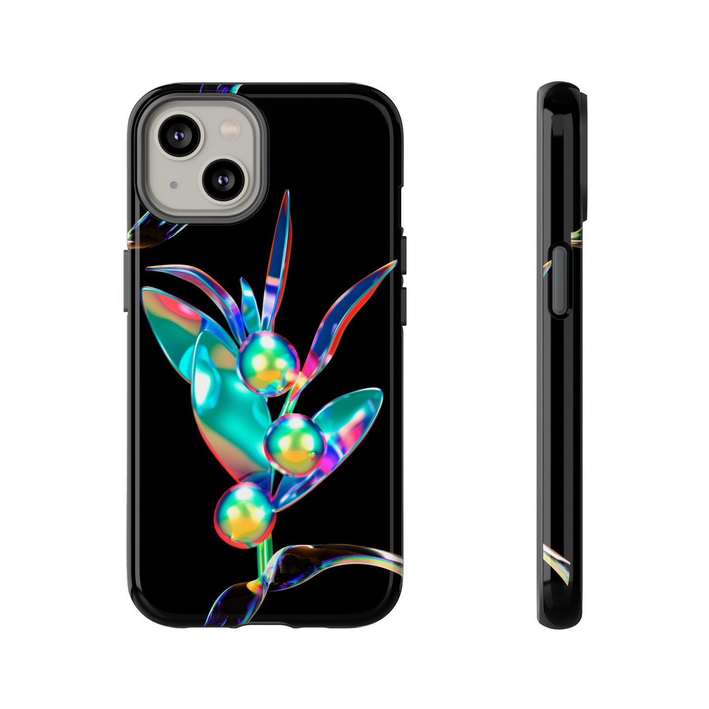 Psychedelic Flower Wallpaper Phone Case | iPhone 15 Plus/ Pro, 14, 13, 12| Google Pixel 7, Pro, 5| Samsung Galaxy S23 All Major Phone Models