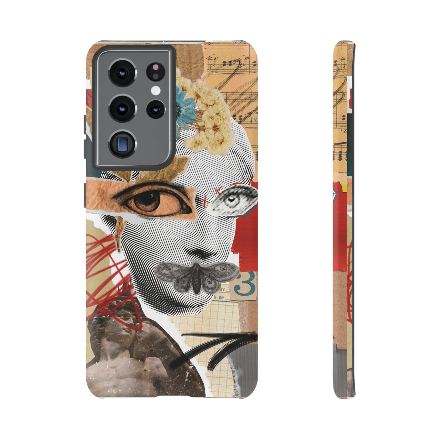 Woman Collage Wallpaper Phone Case | iPhone 15 Plus/ Pro, 14, 13, 12| Google Pixel 7, Pro, 5| Samsung Galaxy S23 All Major Phone Models