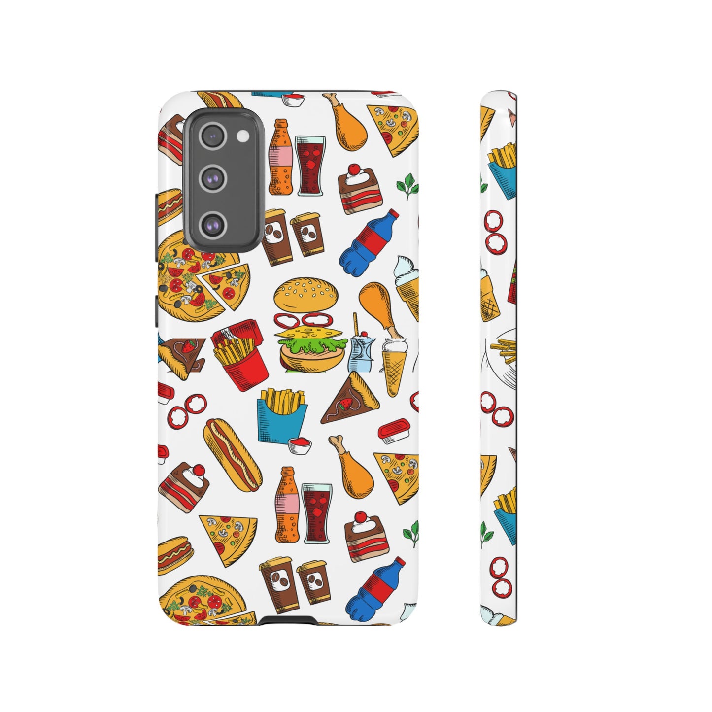 Fast Food Wallpaper Phone Case | iPhone 15 Plus/ Pro, 14, 13, 12| Google Pixel 7, Pro, 5| Samsung Galaxy S23 All Major Phone Models