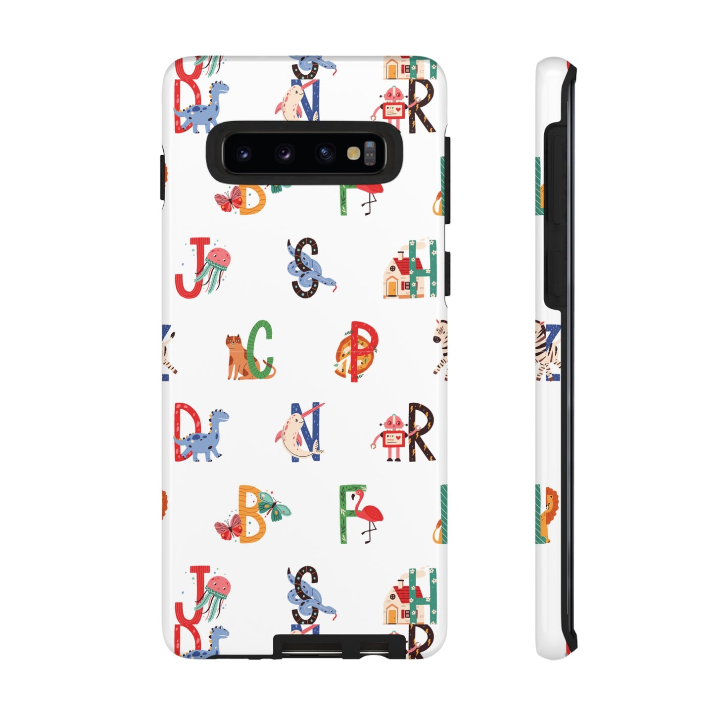 Alphabet Wallpaper Phone Case| iPhone 15 Plus/ Pro, 14, 13, 12| Google Pixel 7, Pro, 5| Samsung Galaxy S23 All Major Phone Models