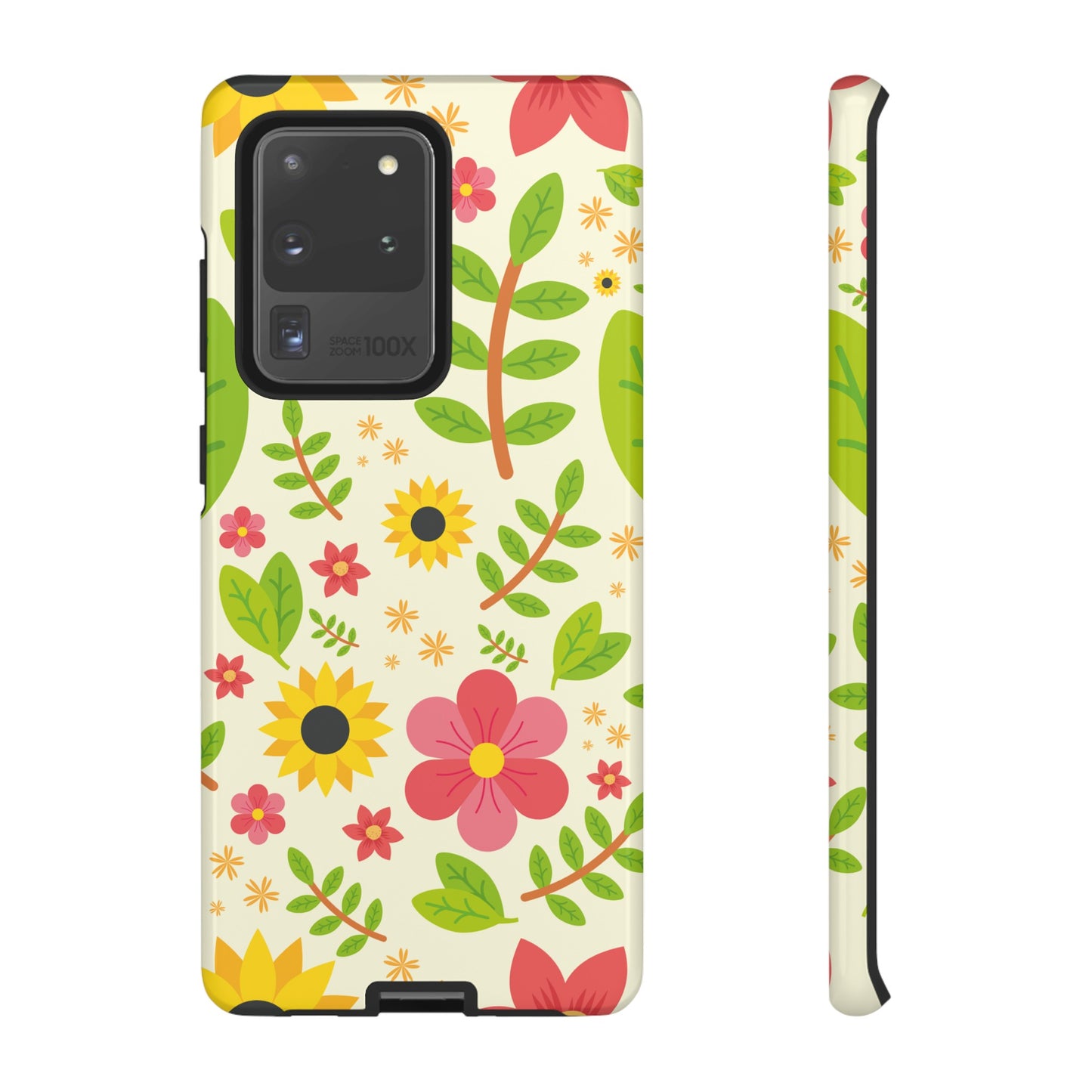 Botanical Flowers Phone Case | iPhone 15 Plus/ Pro, 14, 13, 12| Google Pixel 7, Pro, 5| Samsung Galaxy S23 All Major Phone Models