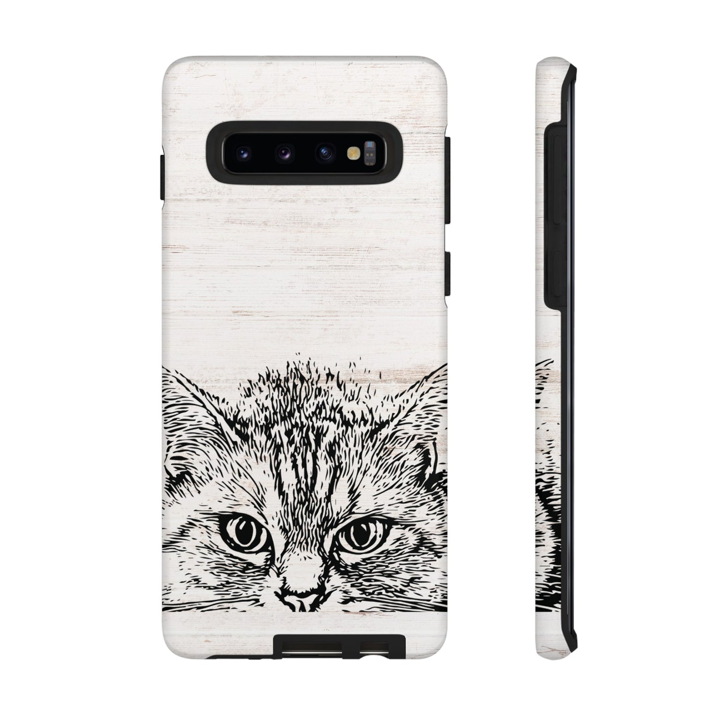 Close- Up Cat Wallpaper Phone Case | iPhone 15 Plus/ Pro, 14, 13, 12| Google Pixel 7, Pro, 5| Samsung Galaxy S23 All Major Phone Models