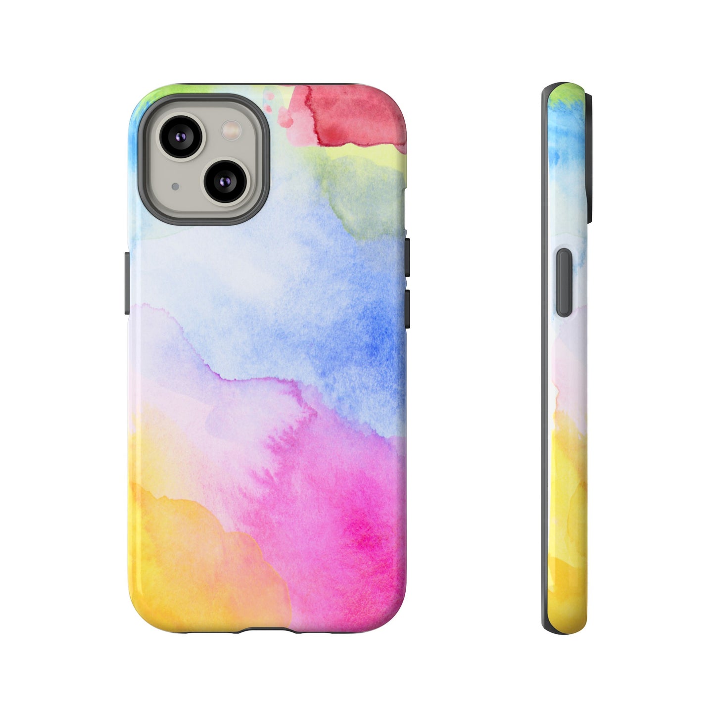 Watercolour Rainbow Phone Case | iPhone 15 Plus/ Pro, 14, 13, 12| Google Pixel 7, Pro, 5| Samsung Galaxy S23 All Major Phone Models