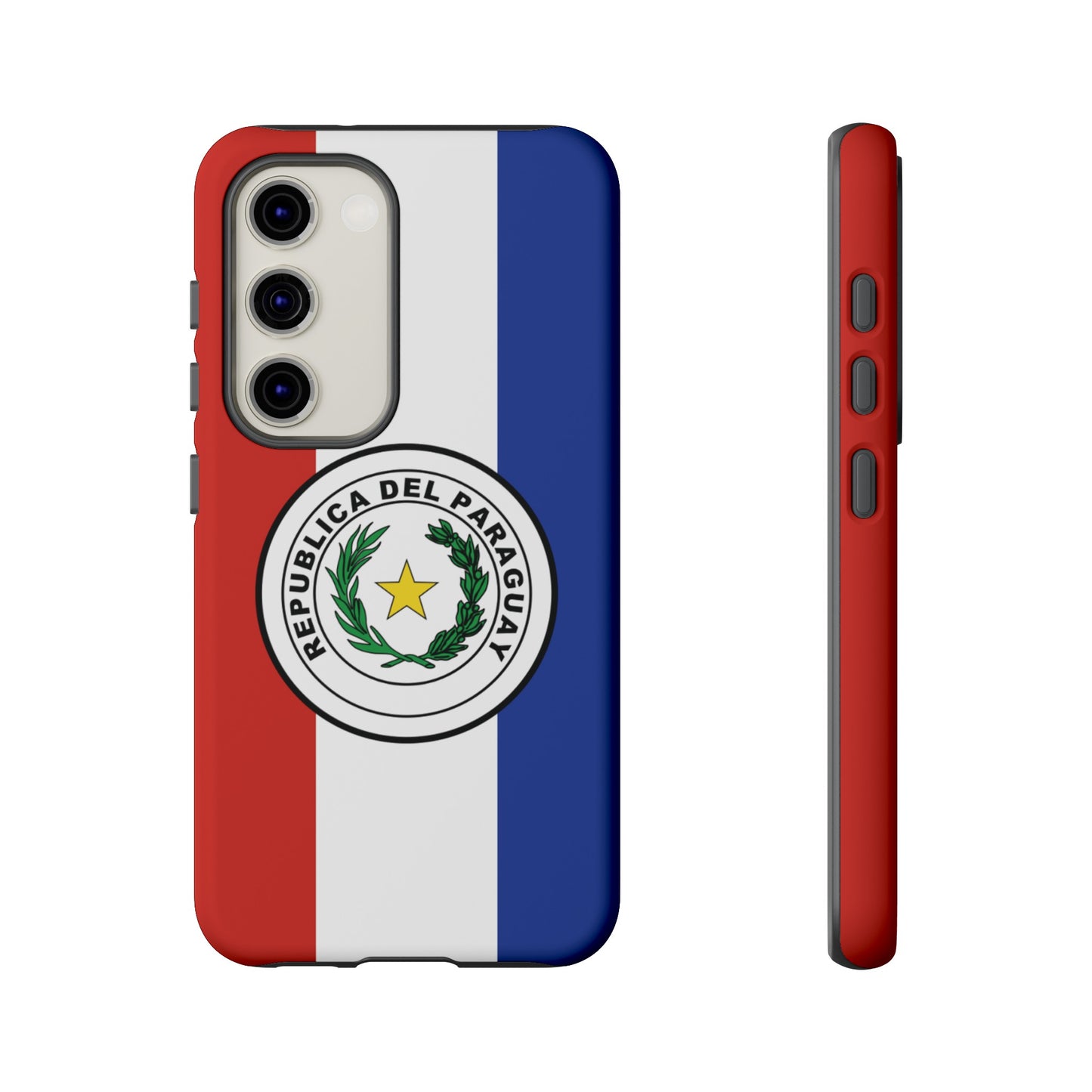 Paraguay Flag Phone Case | iPhone 15 Plus/ Pro, 14, 13, 12| Google Pixel 7, Pro, 5| Samsung Galaxy S23 All Major Phone Models