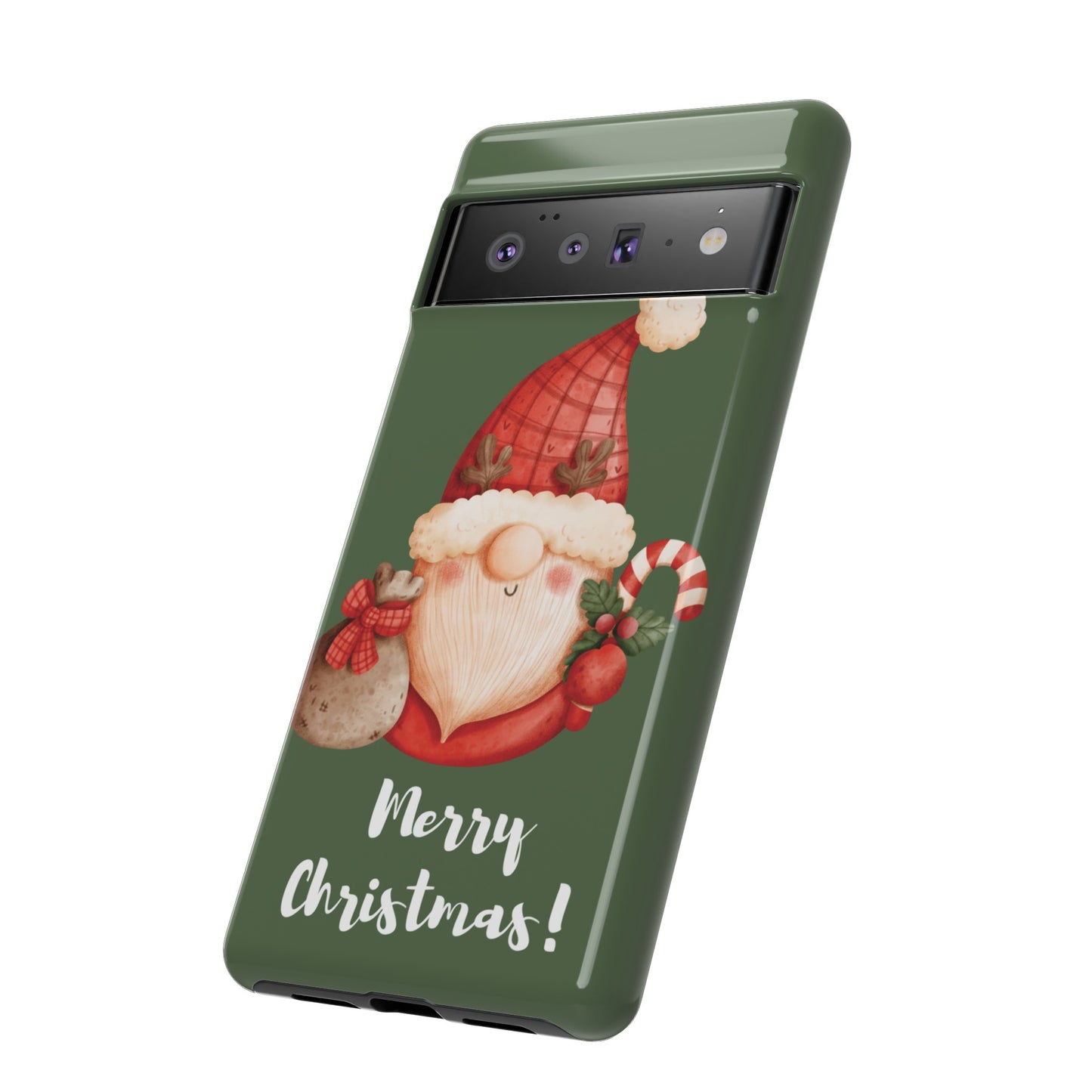 Cute Merry Christmas Wallpaper Phone Case | iPhone 15 Plus/ Pro, 14, 13, 12| Google Pixel 7, Pro, 5| Samsung Galaxy S23 All Major Phone Models