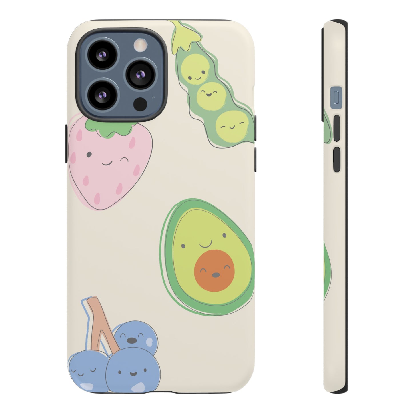 Happy Food Wallpaper Phone Case | iPhone 15 Plus/ Pro, 14, 13, 12| Google Pixel 7, Pro, 5| Samsung Galaxy S23 All Major Phone Models