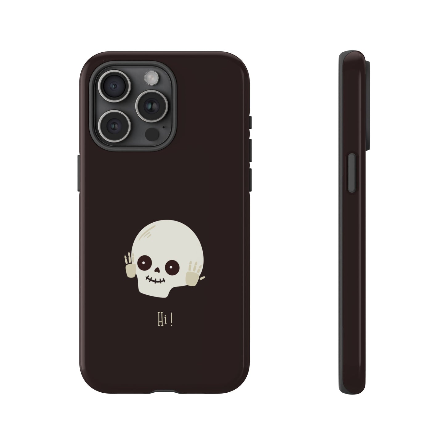 Hello Skull Phone Case | iPhone 15 Plus/ Pro, 14, 13, 12| Google Pixel 7, Pro, 5| Samsung Galaxy S23 All Major Phone Models